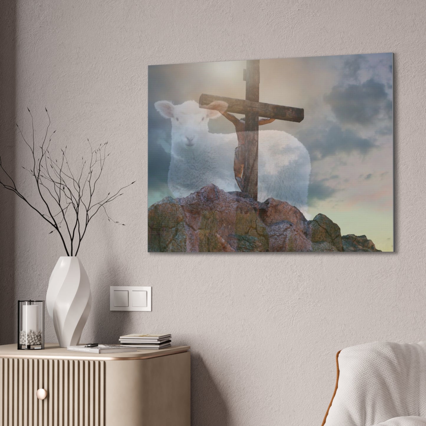 The Lamb of God - Canvas Stretched, 0.75" - 2026 Wall Art - Religion