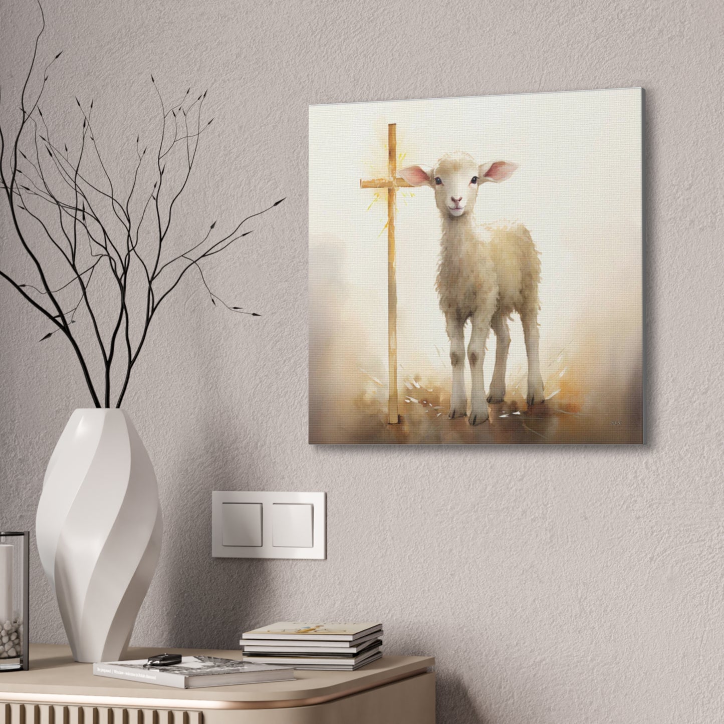 Lamb of God -Canvas Stretched, 0.75" - 2026 Wall Art - Religion