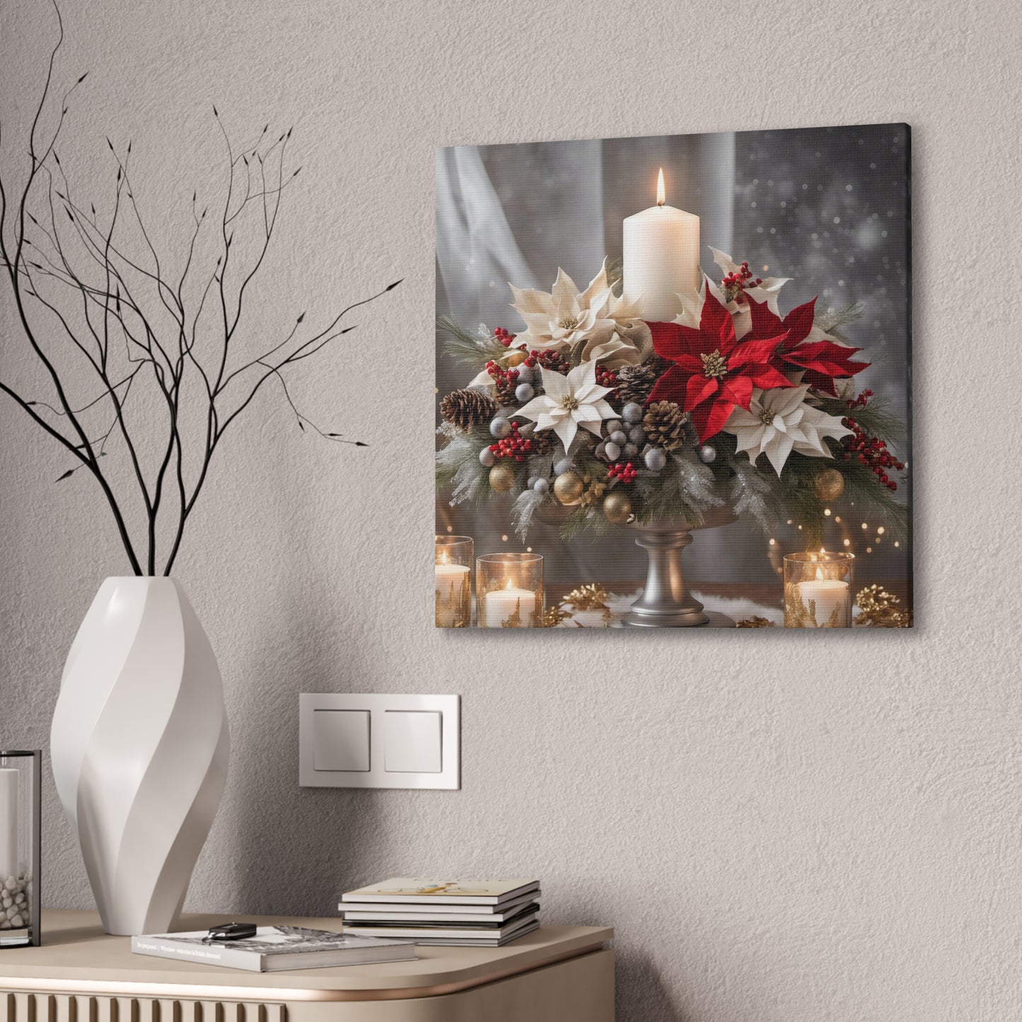Christmas Candle -2026 Wall Art - Holidays