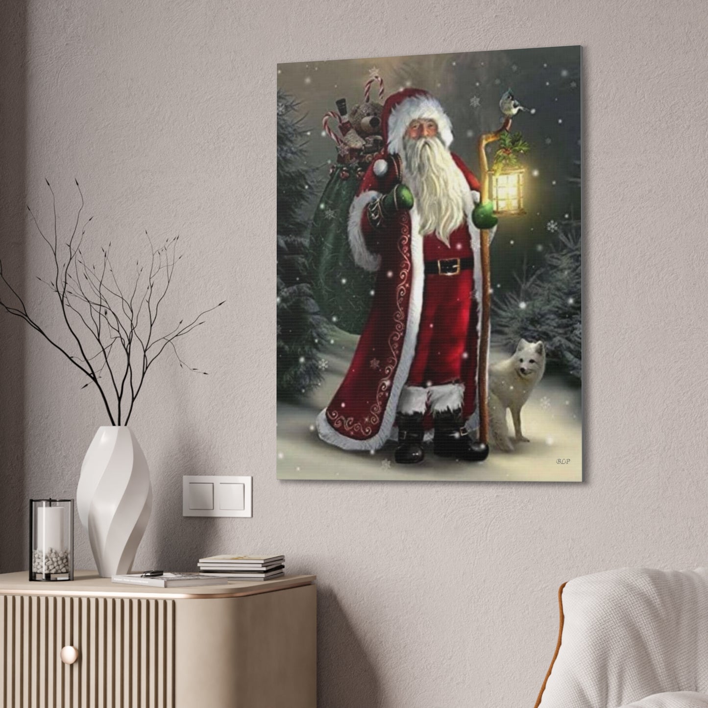 Kringle - Canvas Stretched, 0.75" - 2026 Wall Art - Holidays