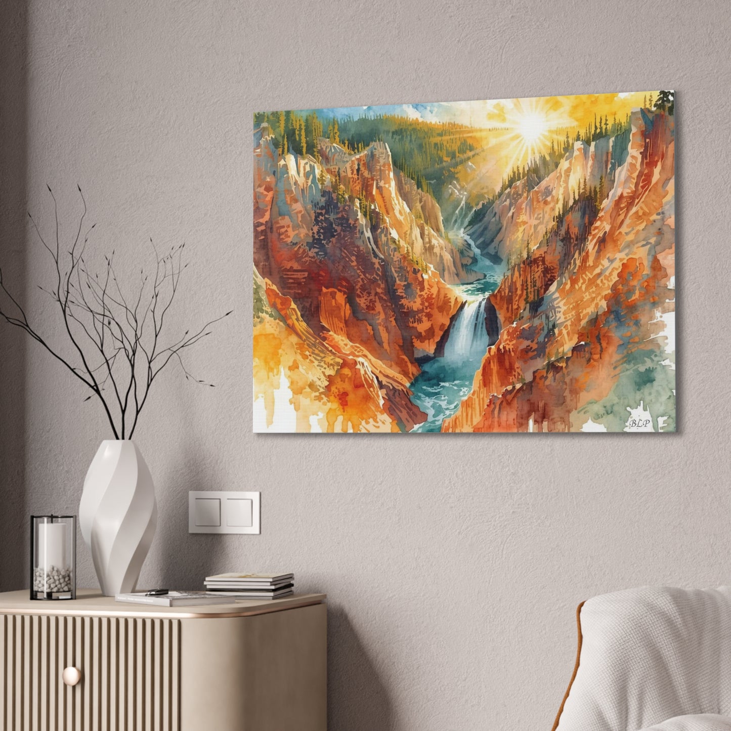 River Canyon - Canvas Stretched, 0.75" - Wall Art 2026 - Scenes