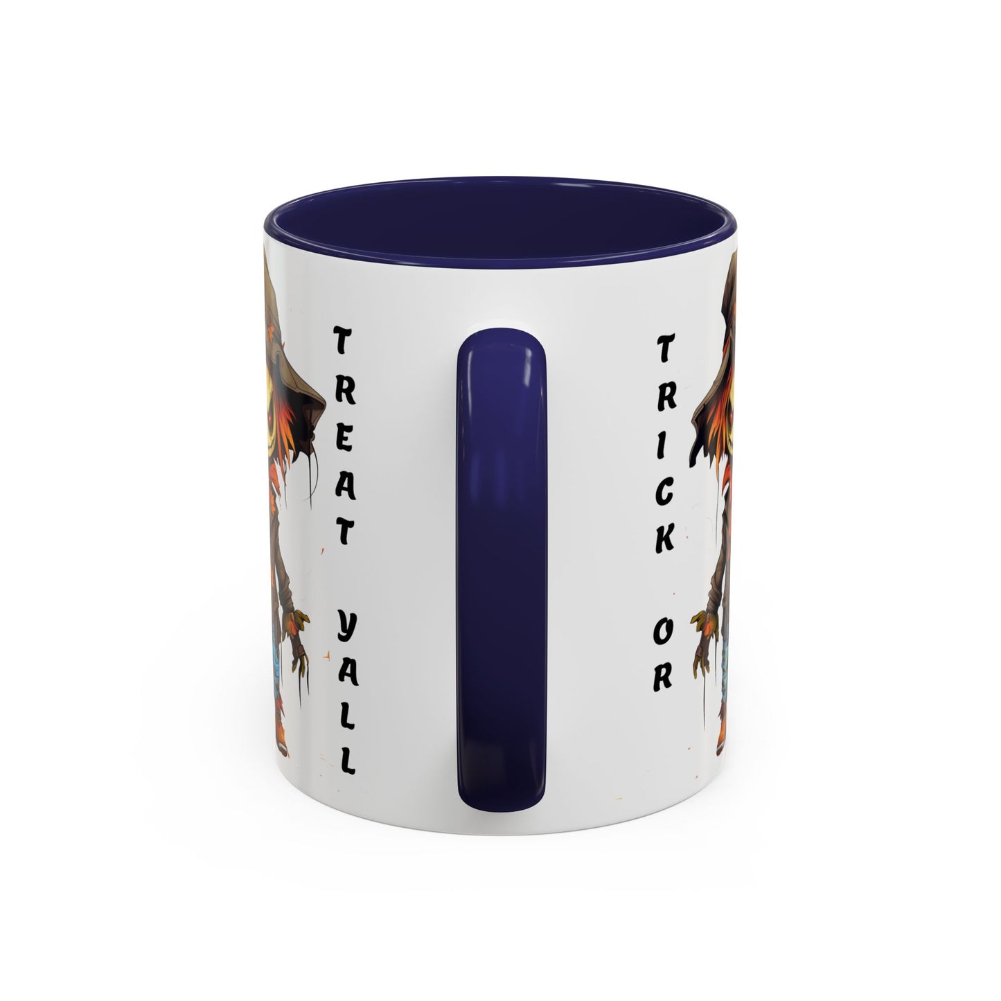 Trick or Treat Yall - Accent Coffee Mug (11, 15oz) - Halloween