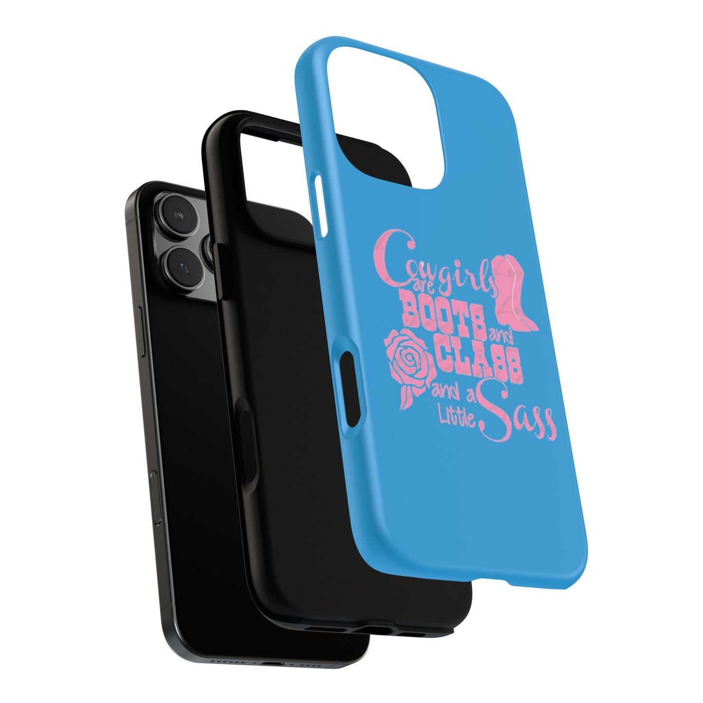 CowGirls are Boots -Tough Whimsical Phone Cases