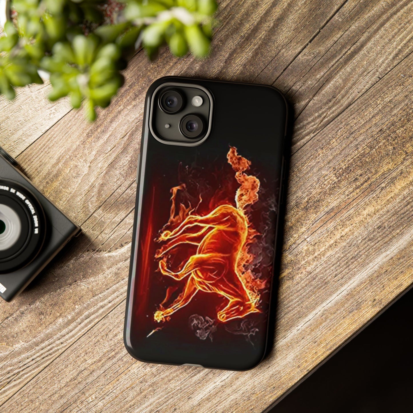 Burning Horse - Whimsical Phone Cases