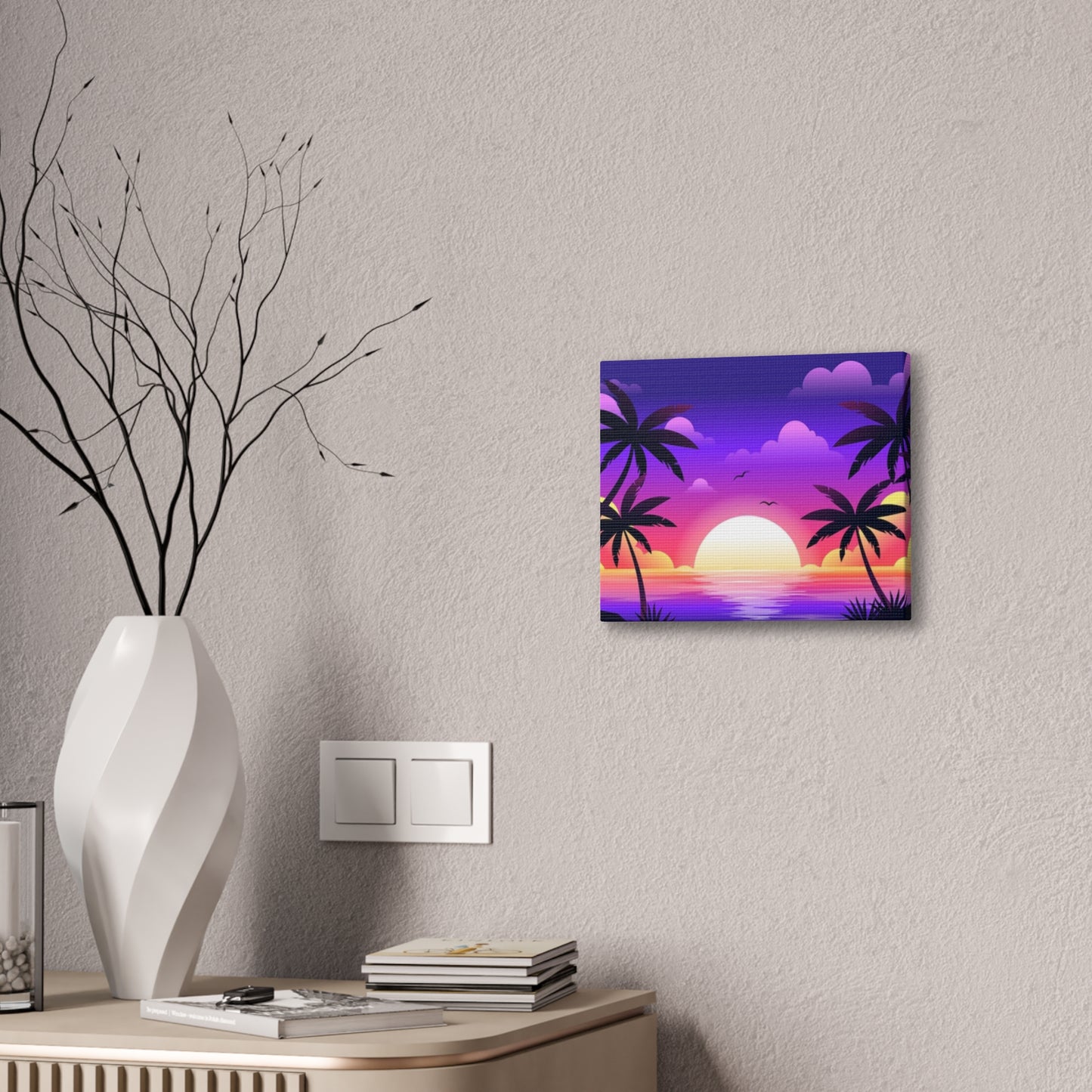 Island Sunset - Canvas Stretched, 0.75"