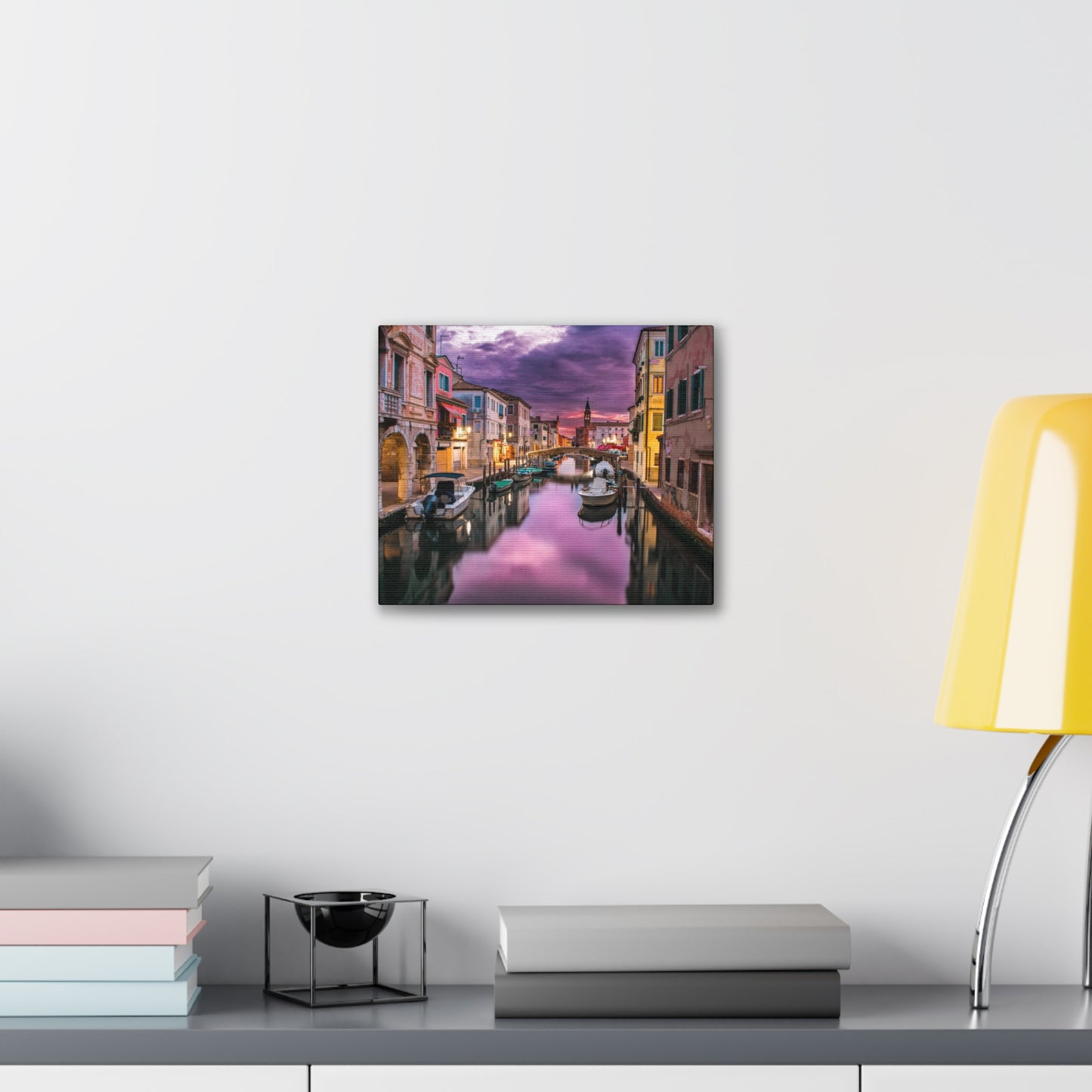 Venice Canal - Canvas Stretched, 0.75"