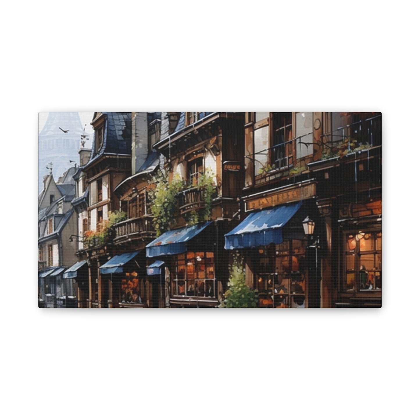 Store Fronts - Canvas Stretched, 0.75"