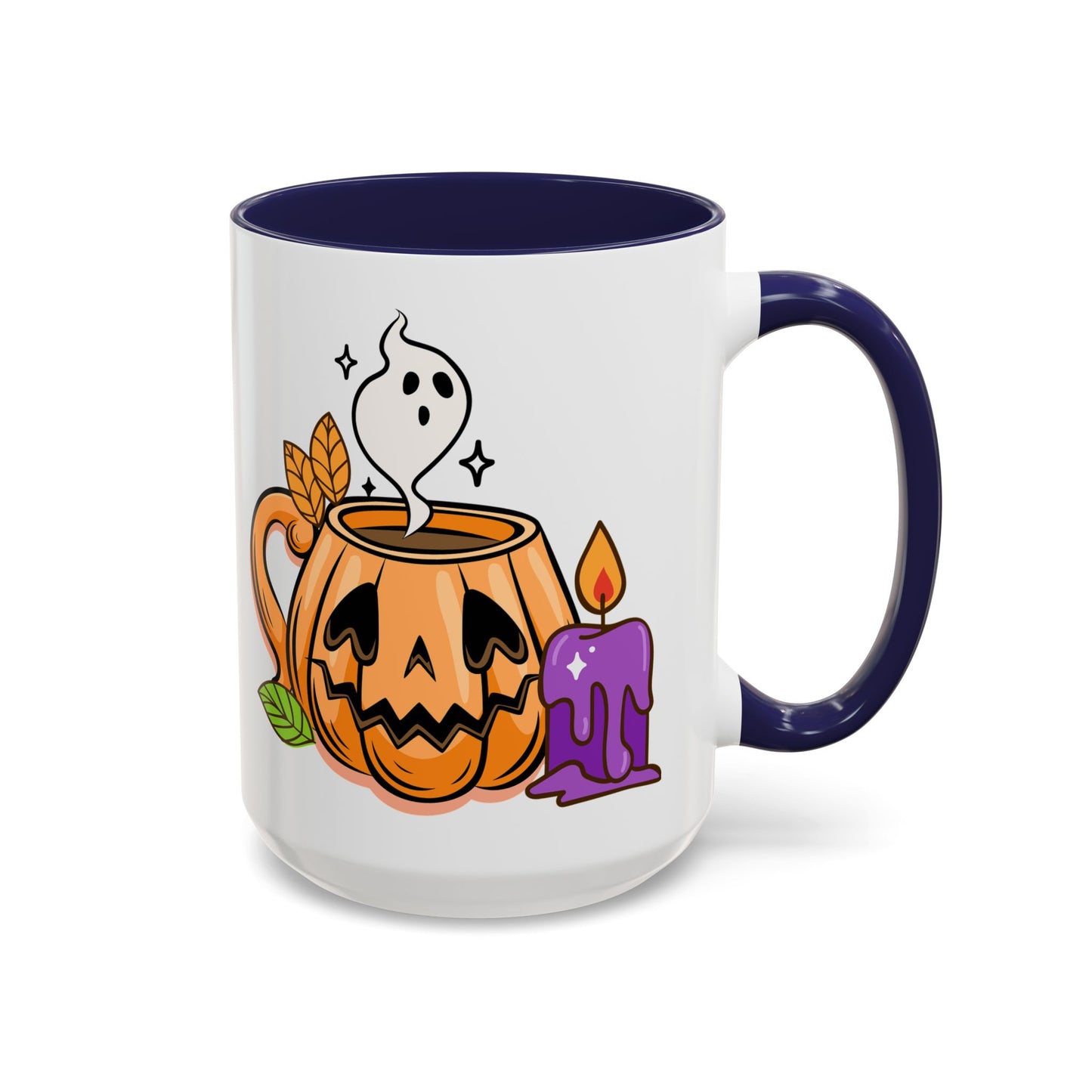 Pumpkin Spice - Accent Coffee Mug (11, 15oz) - Halloween