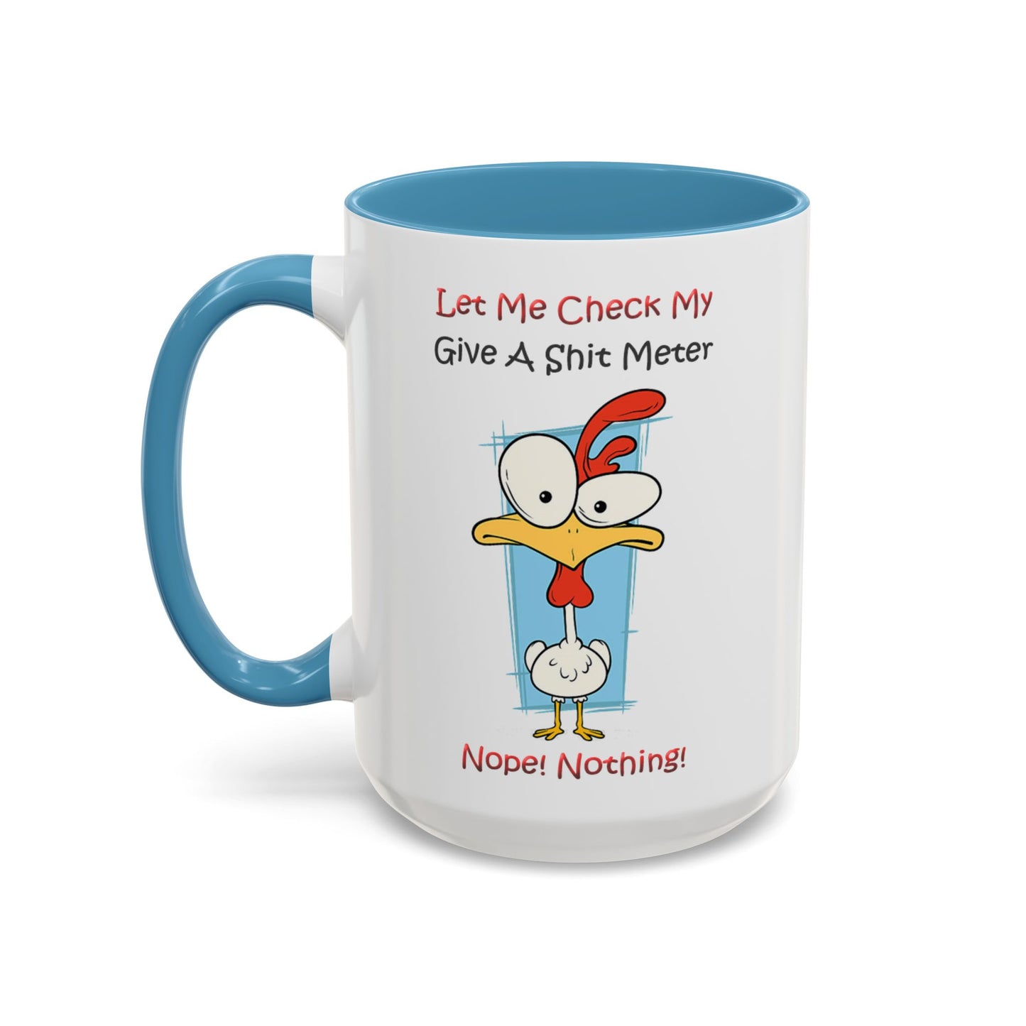 Let Me Check - Accent Coffee Mug (11, 15oz) Father's Day