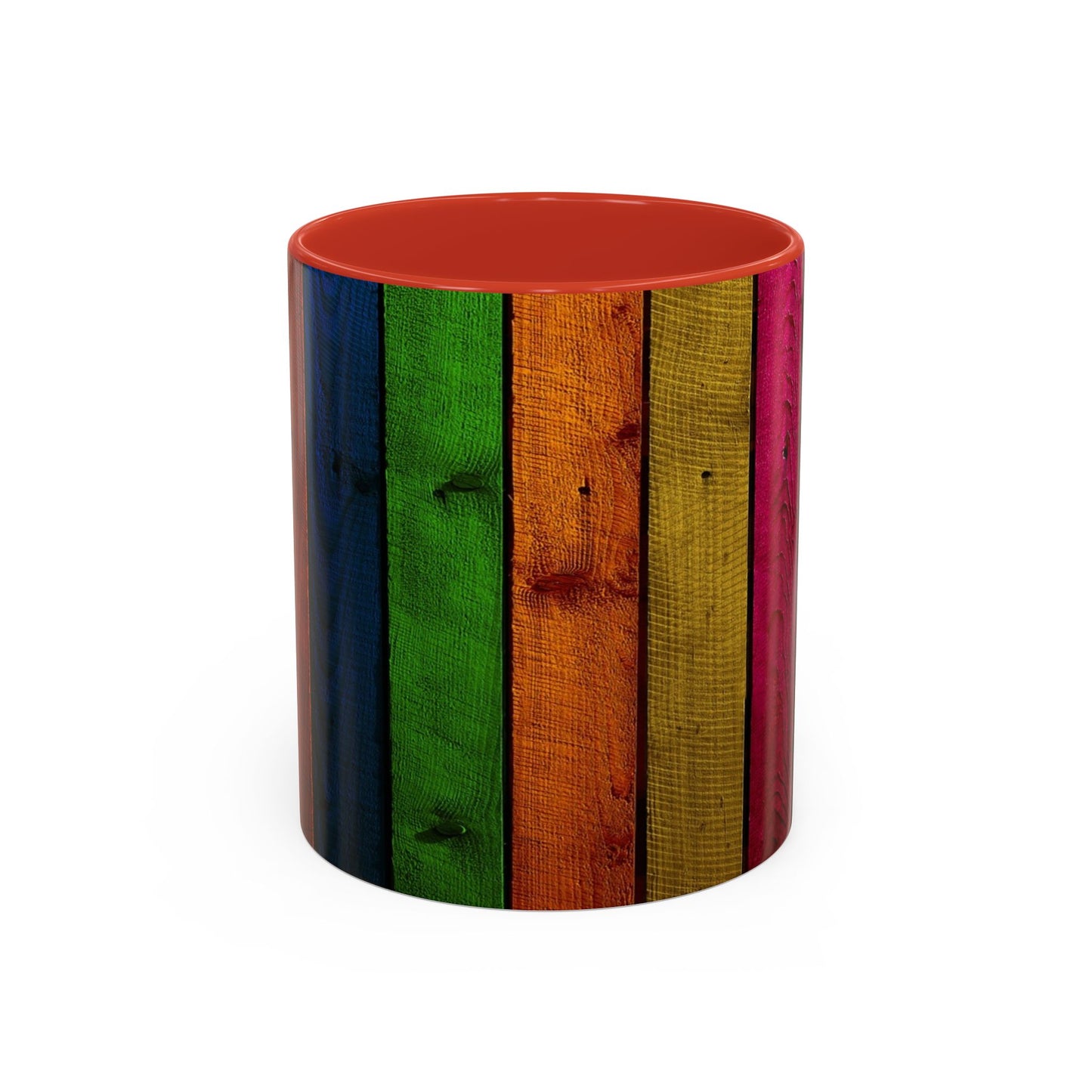 Colored Planks - Accent Coffee Mug (11, 15oz)