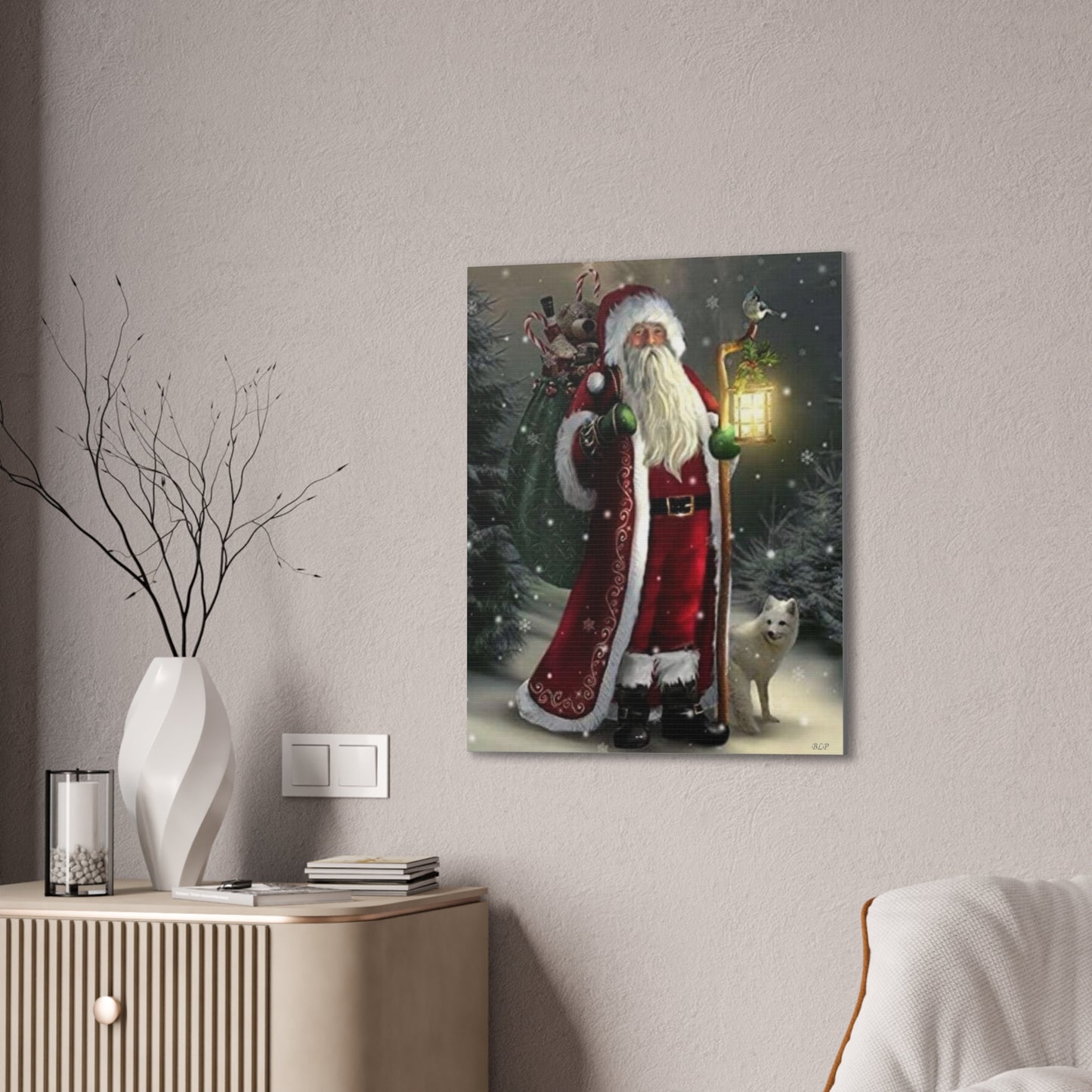 Kringle - Canvas Stretched, 0.75" - 2026 Wall Art - Holidays