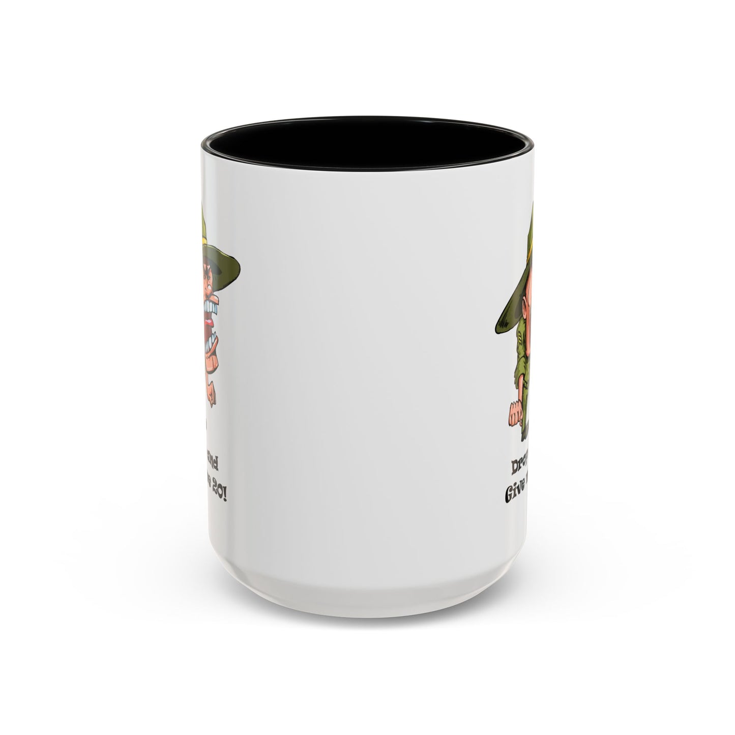 Drop and Give Me 20 - Accent Coffee Mug (11, 15oz) Whimsical and Military Mugs