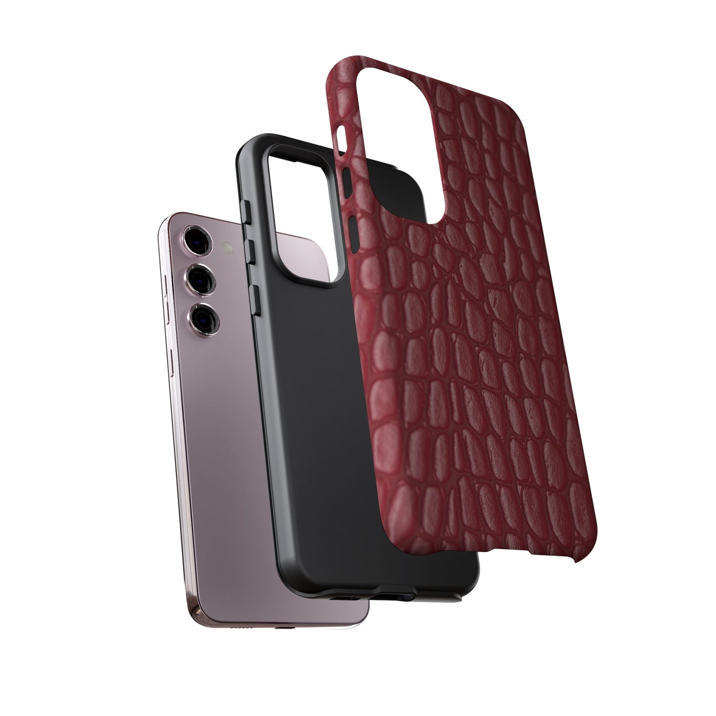 Red Leather - Tough Cases - Whimsical Phone Cases