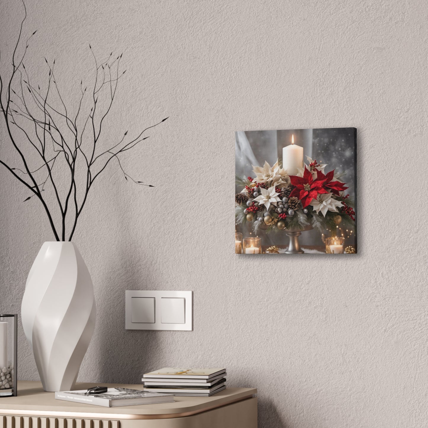 Christmas Candle -2026 Wall Art - Holidays