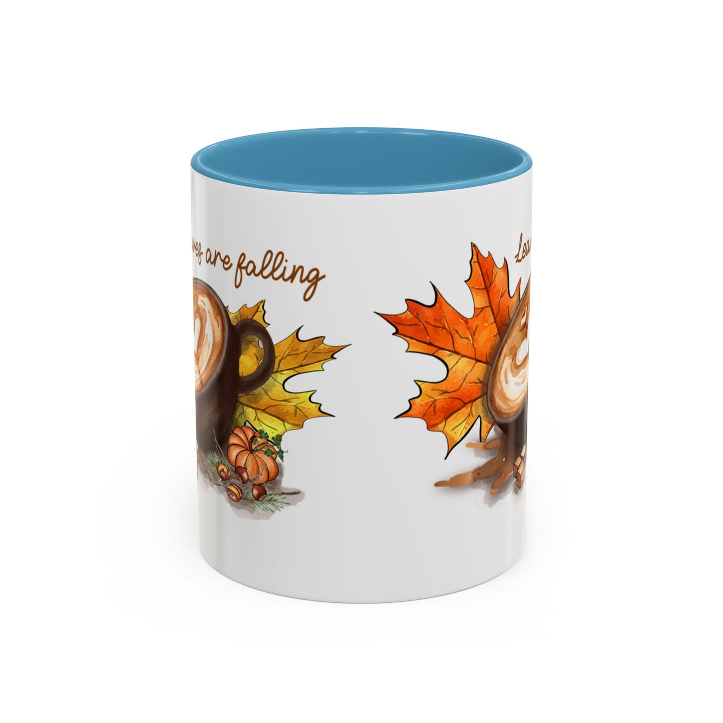 Leaves - Accent Coffee Mug (11, 15oz)