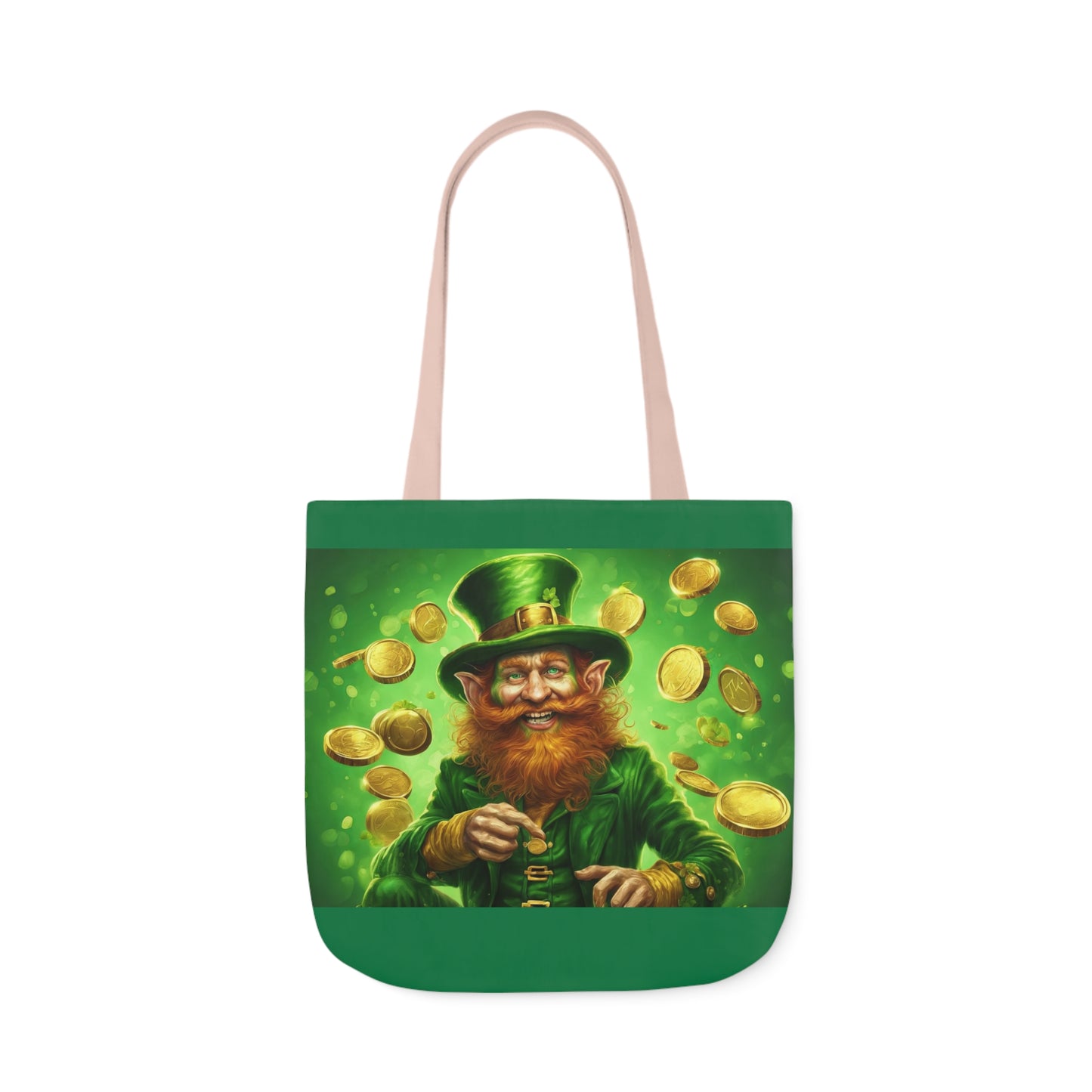 St. Patricks - Canvas Tote Bag, 5-Color Straps