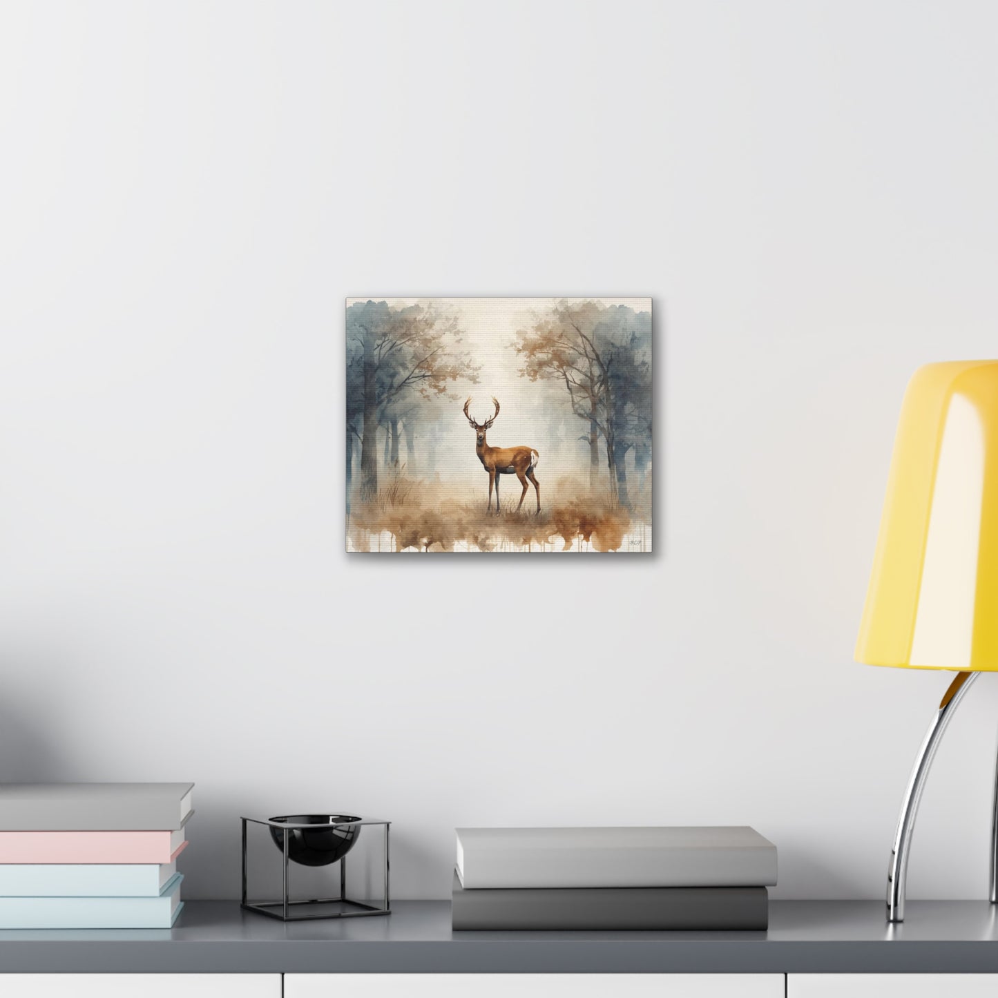 Lone Buck - Canvas Stretched, 0.75" - 2026 Wall Art - Animals