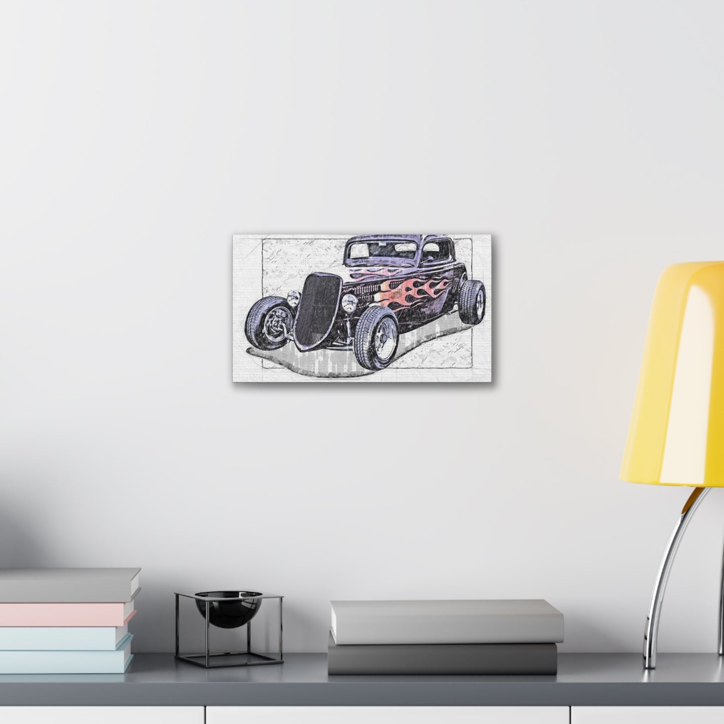 Hot Rod 1 - Canvas Stretched, 0.75" - Father's Day