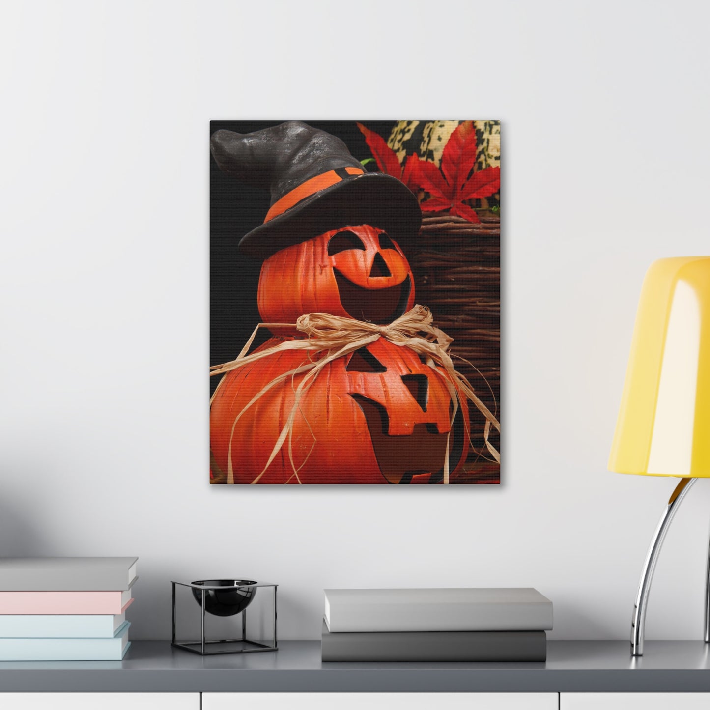 Pumpkins - Canvas Stretched, 0.75" - Halloween