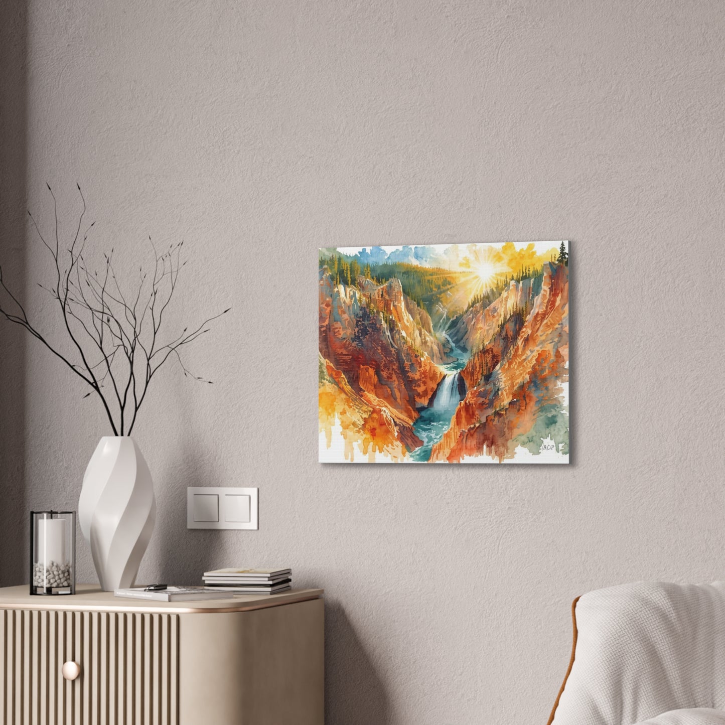 River Canyon - Canvas Stretched, 0.75" - Wall Art 2026 - Scenes