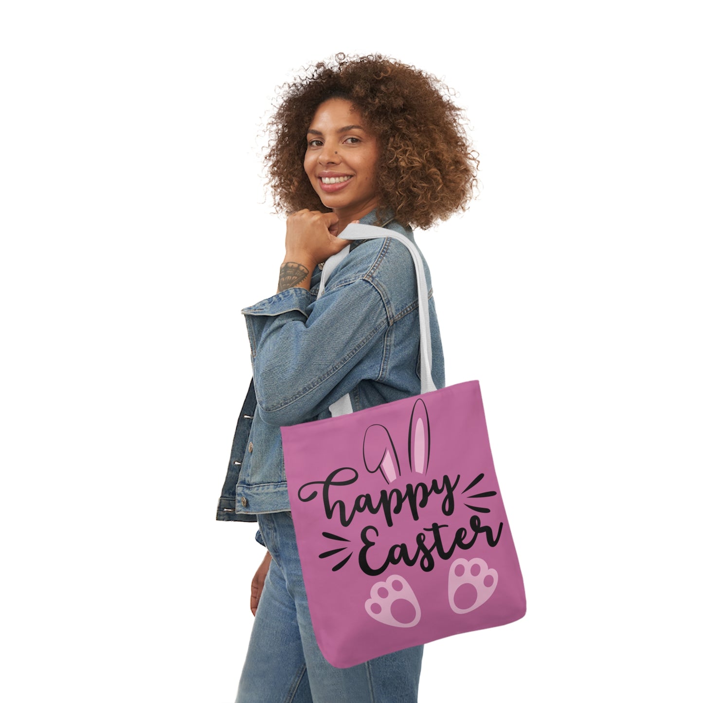 Easter - Canvas Tote Bag, 5-Color Straps