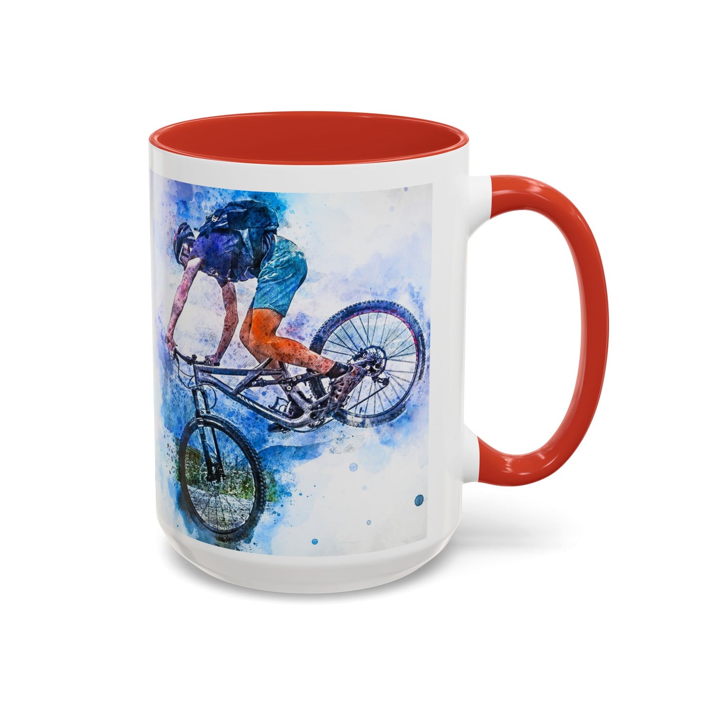 Mountain Bike - Accent Coffee Mug (11, 15oz)