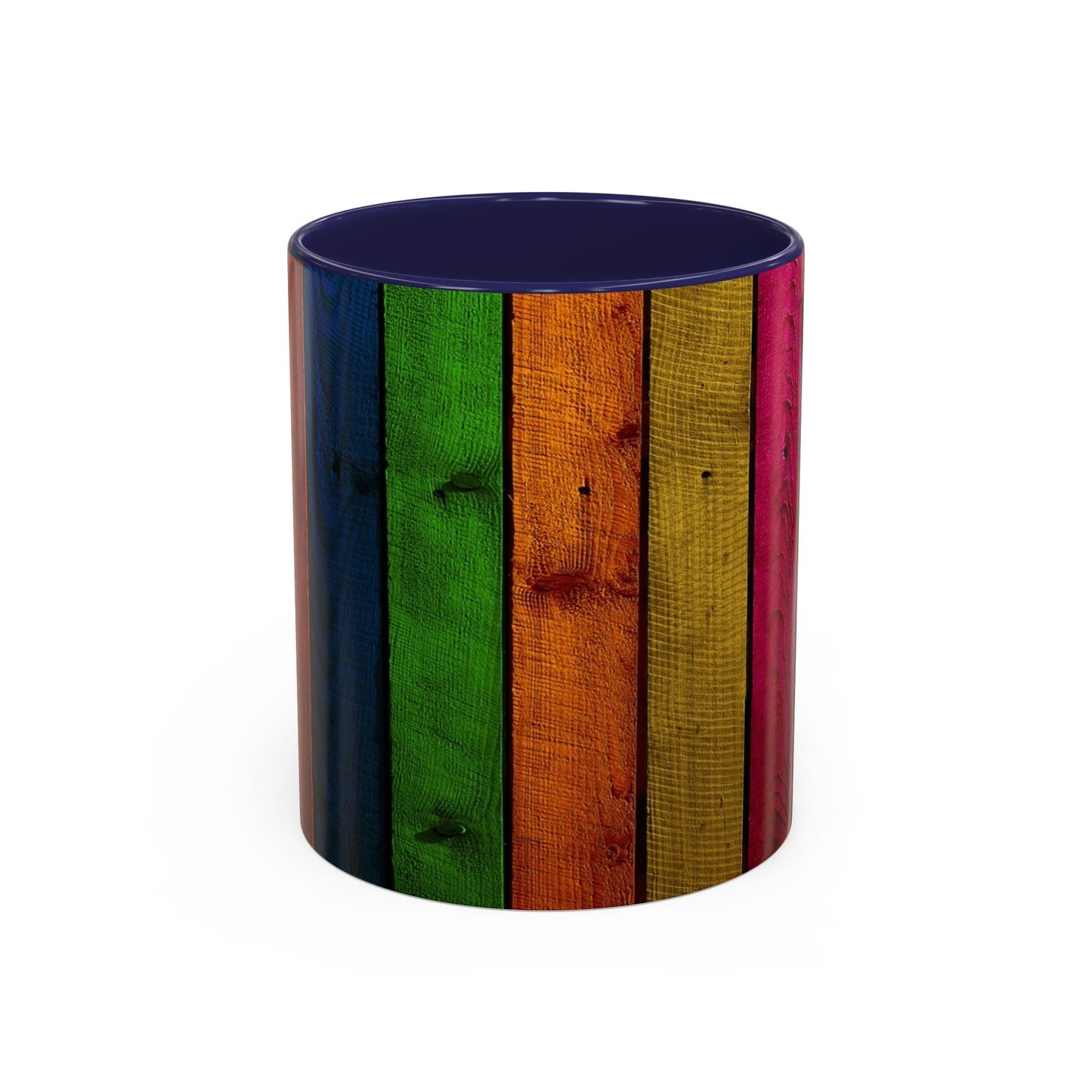 Colored Planks - Accent Coffee Mug (11, 15oz)