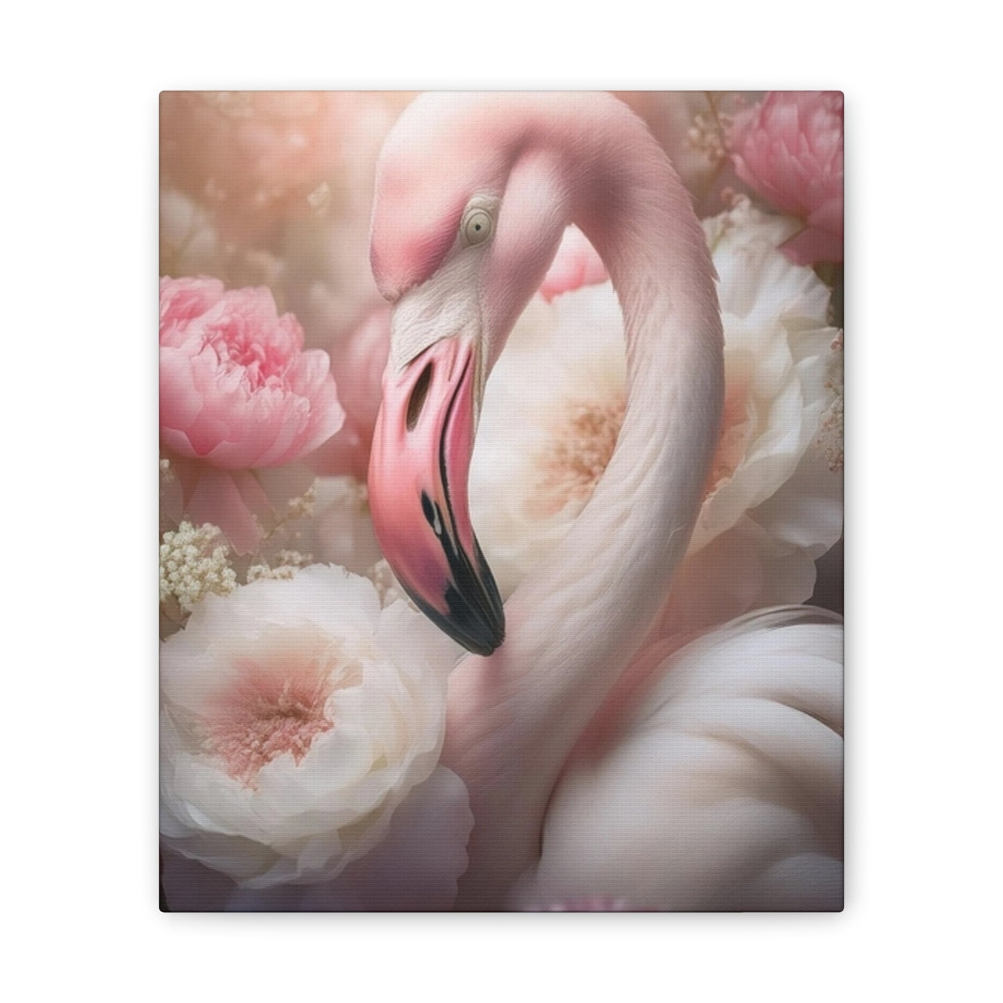 Flamingo - Canvas Stretched, 0.75"