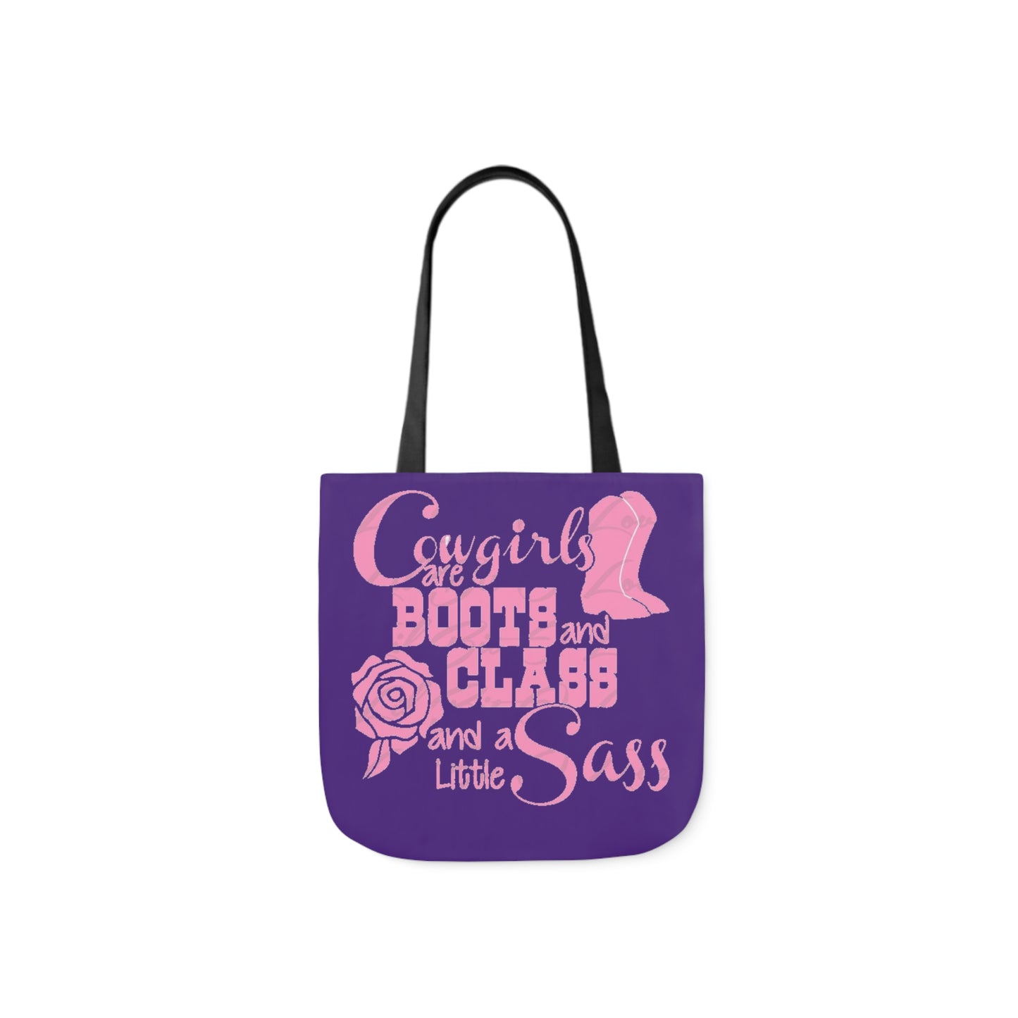 Cowgirl - Canvas Tote Bag, 5-Color Straps