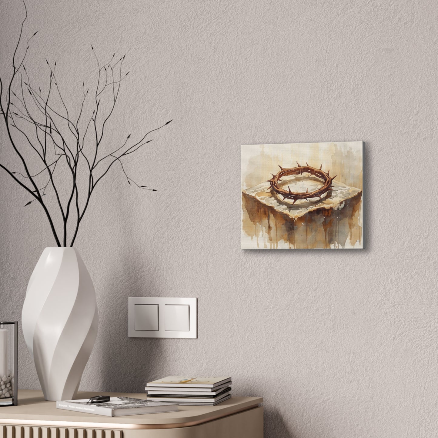 Crown of Thorns - Canvas Stretched, 0.75" - 2026 Wall Art - Religion
