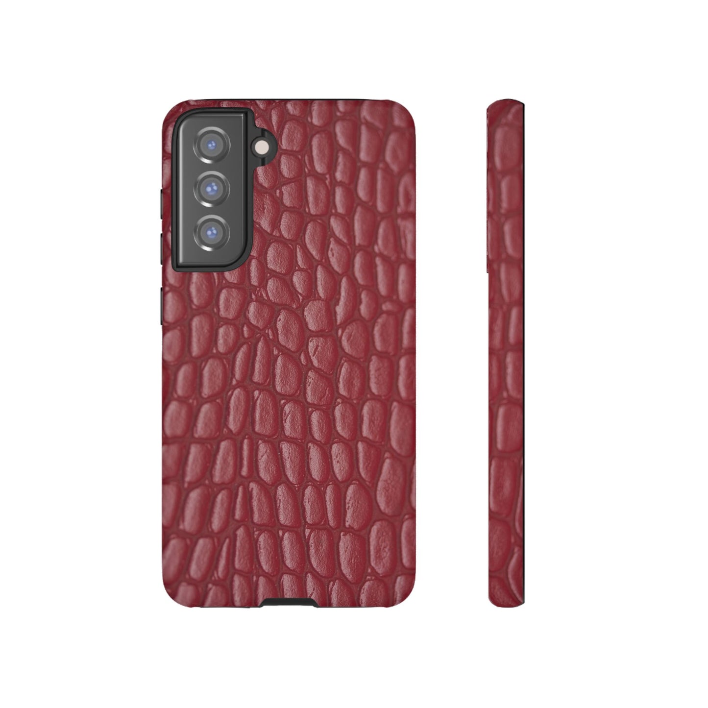 Red Leather - Tough Cases - Whimsical Phone Cases