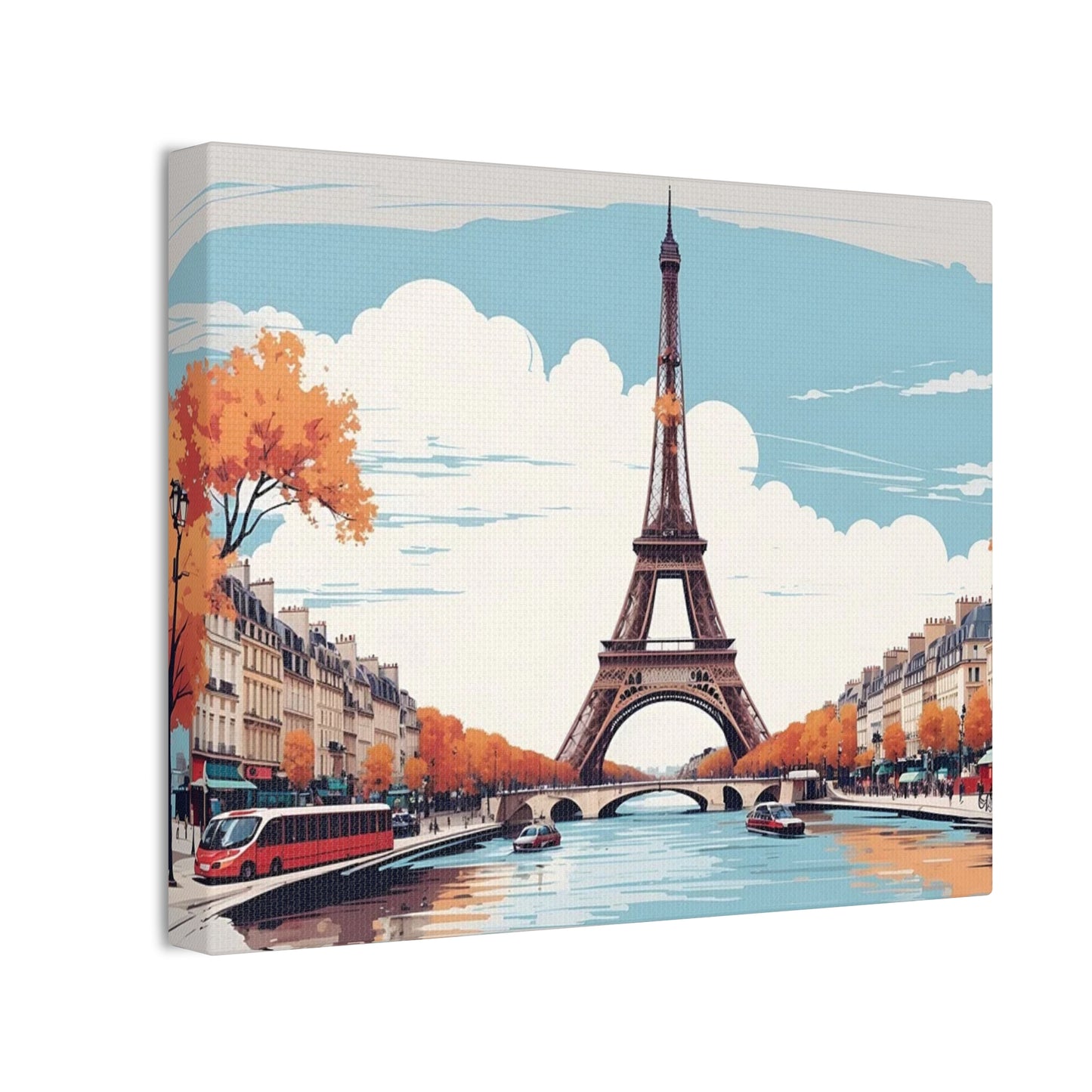 Eiffel Tower - Canvas Stretched, 0.75"