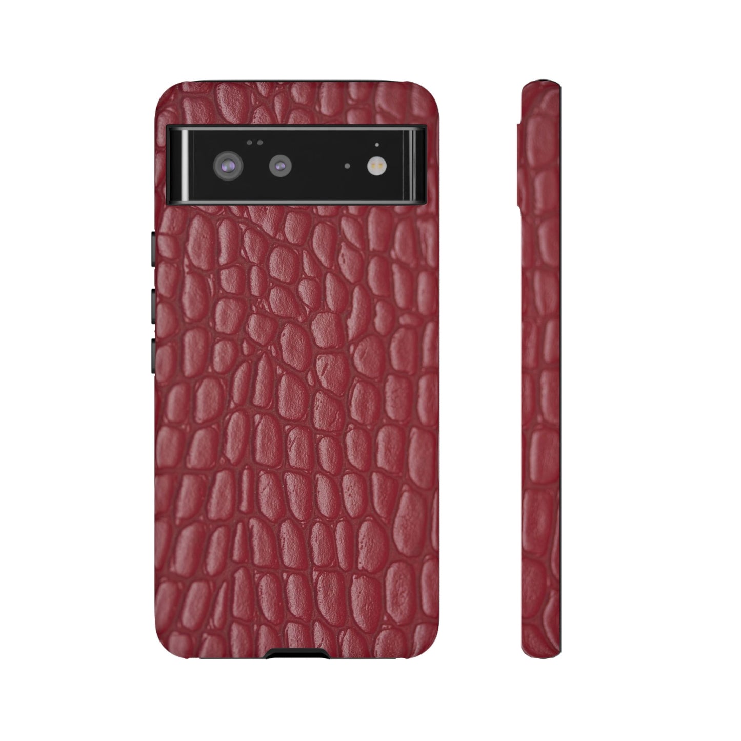 Red Leather - Tough Cases - Whimsical Phone Cases