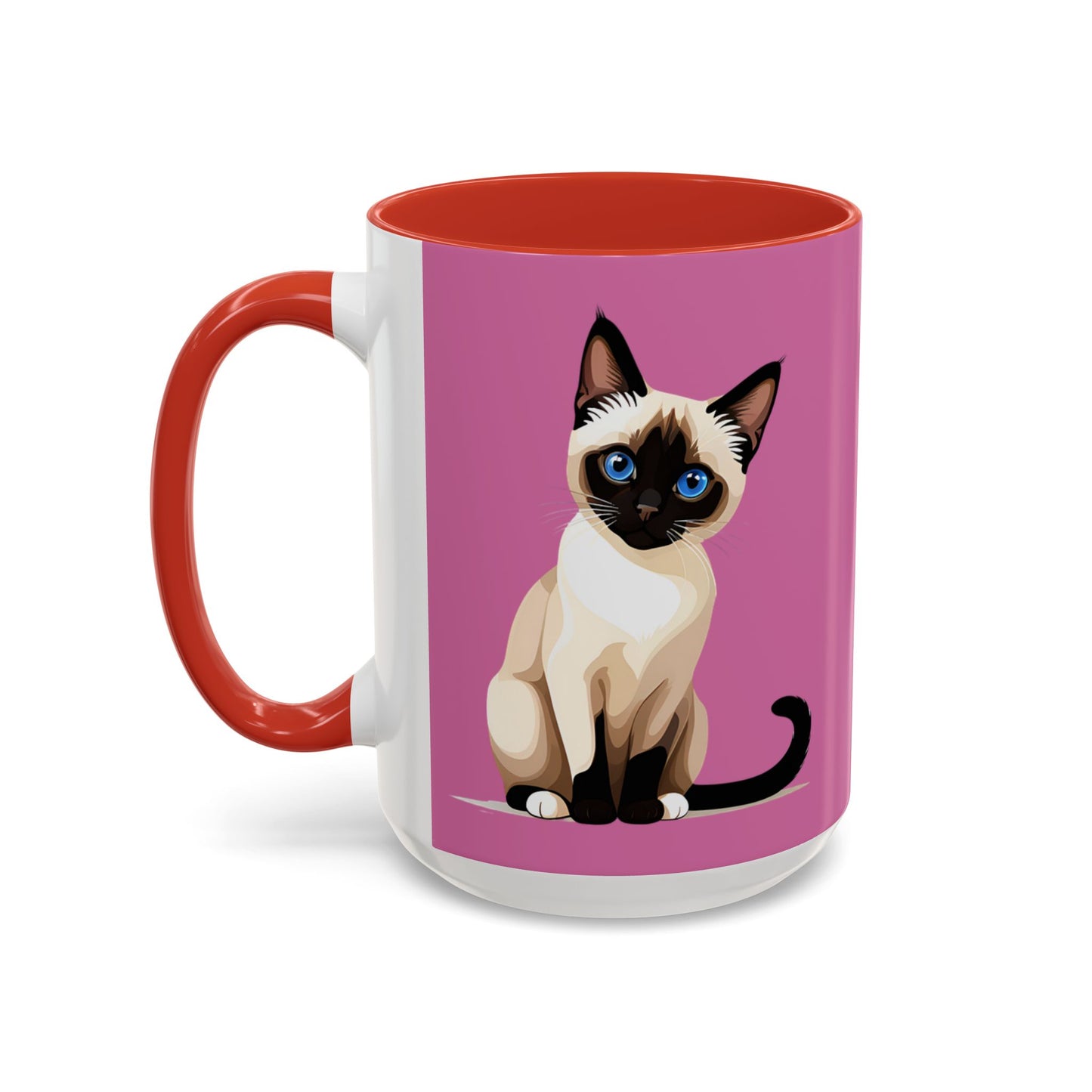 Siamese Cat - Accent Coffee Mug (11, 15oz)