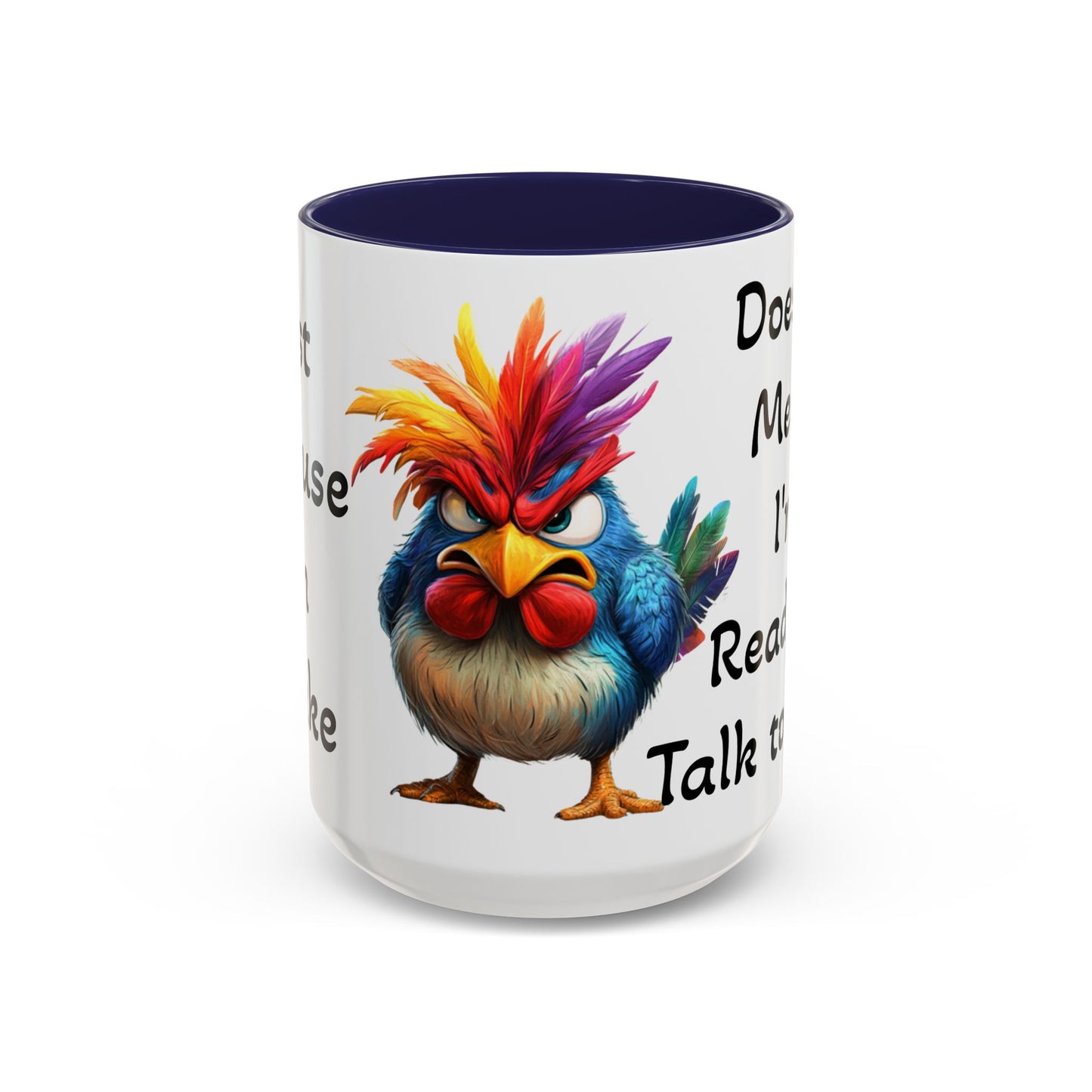 Just Because I'm Awake - Accent Coffee Mug (11, 15oz)