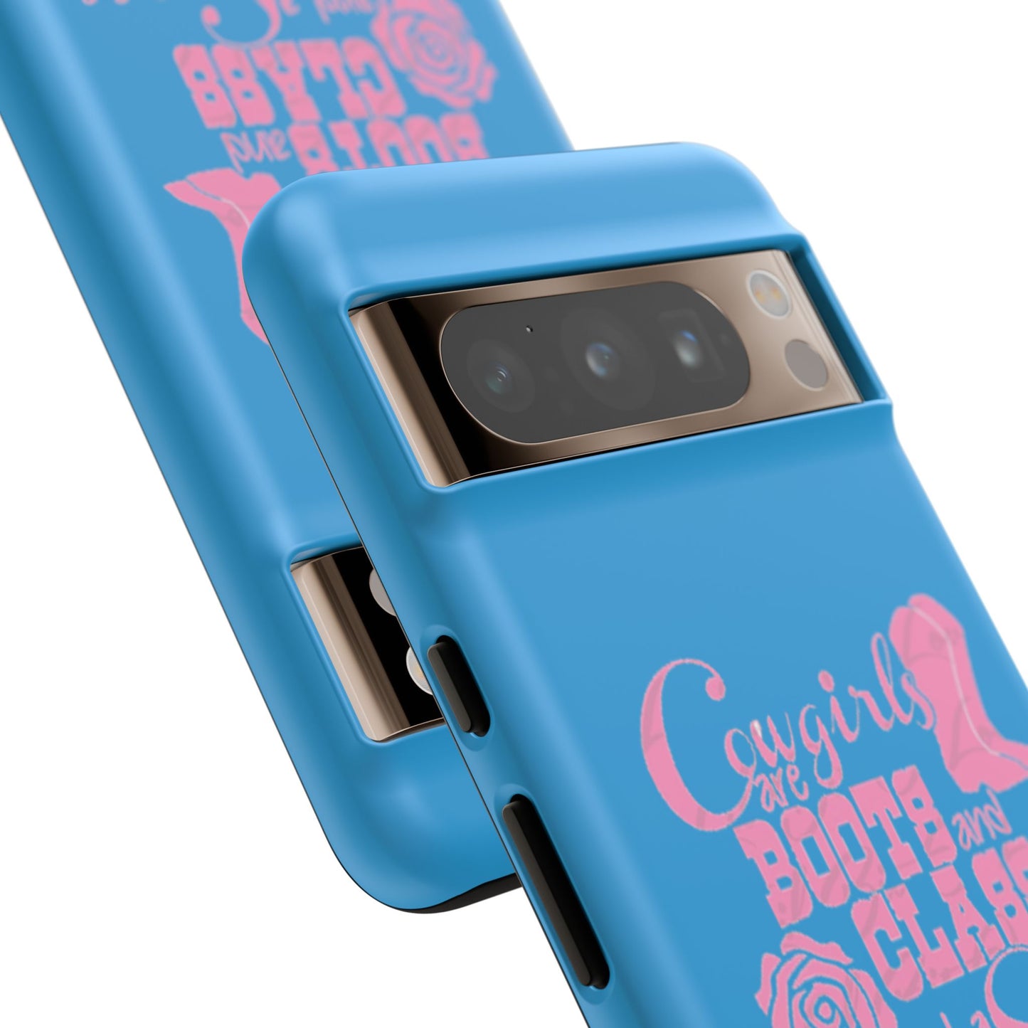 CowGirls are Boots -Tough Whimsical Phone Cases