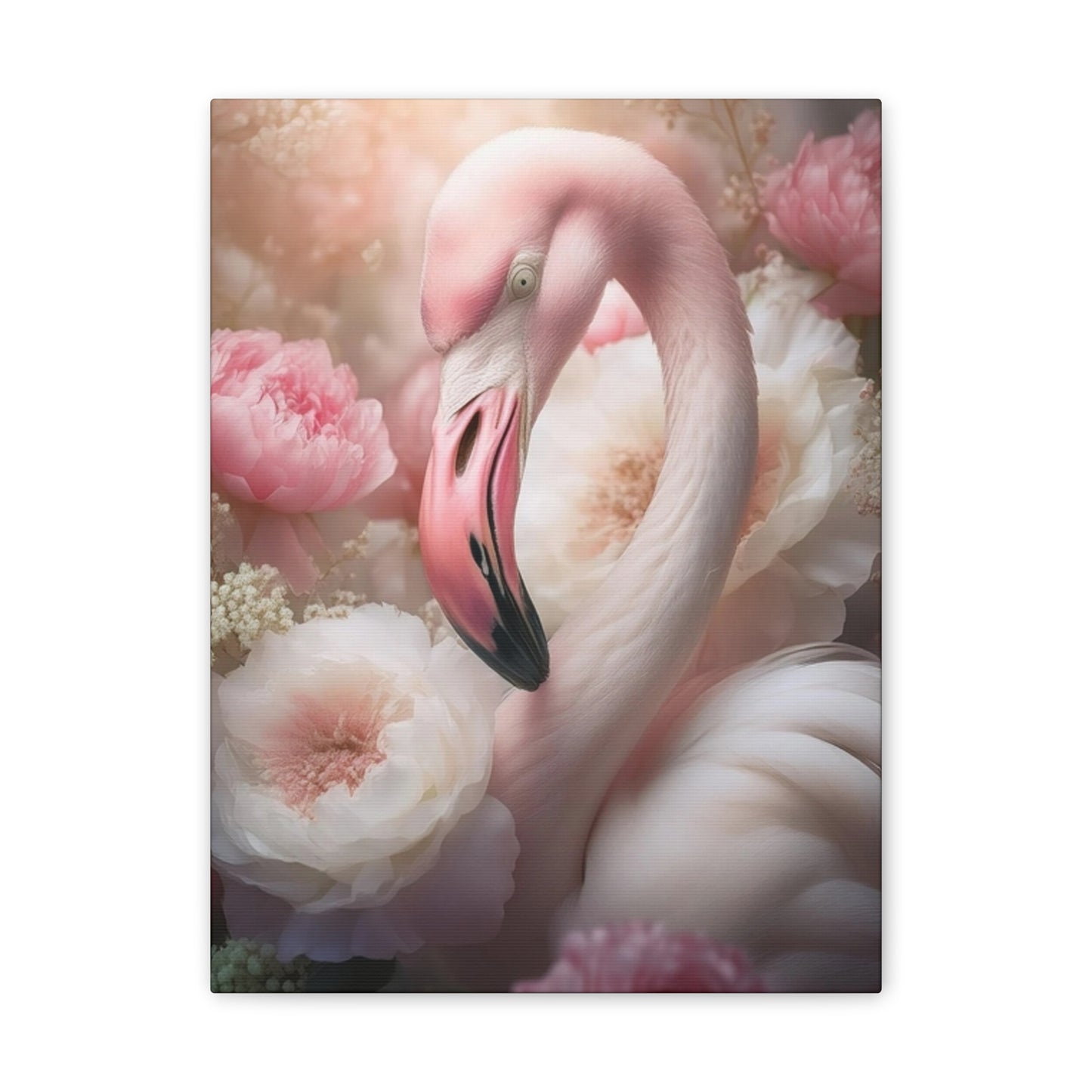 Flamingo - Canvas Stretched, 0.75"