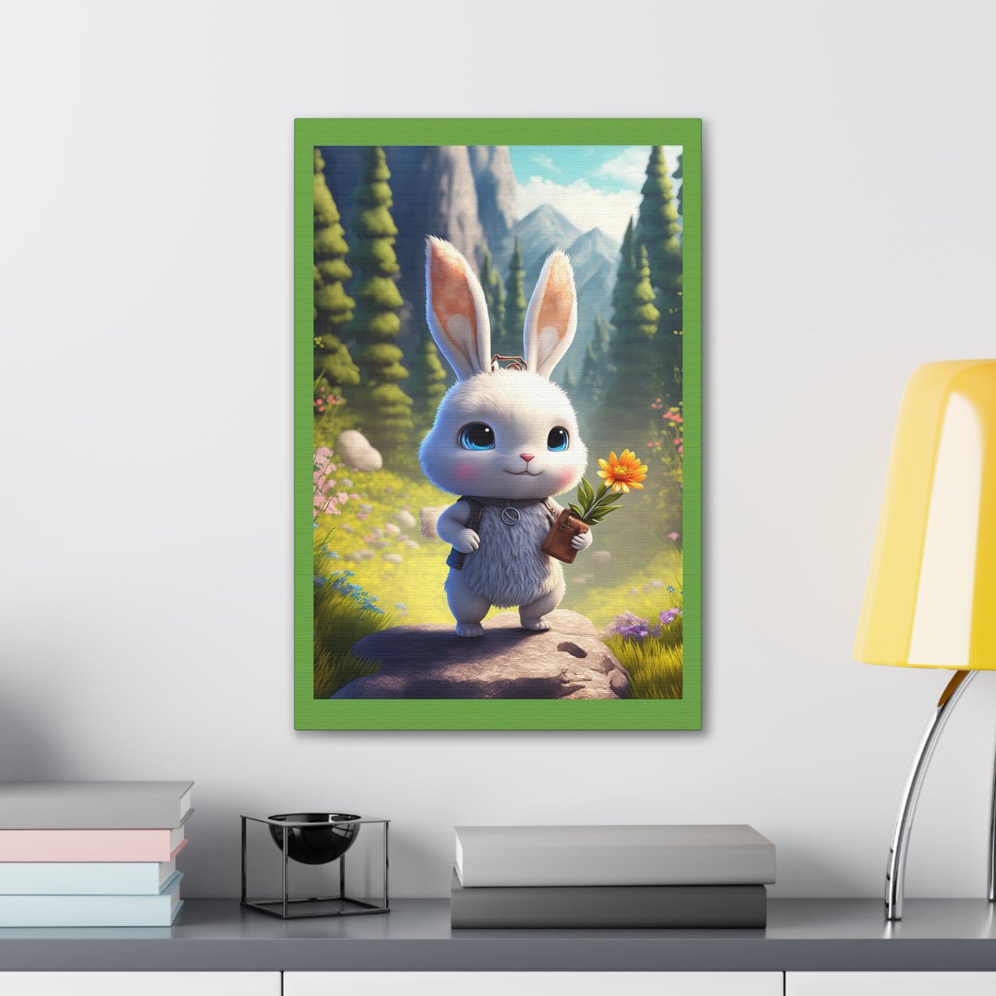 Bunny - Canvas Stretched, 0.75" - Easter