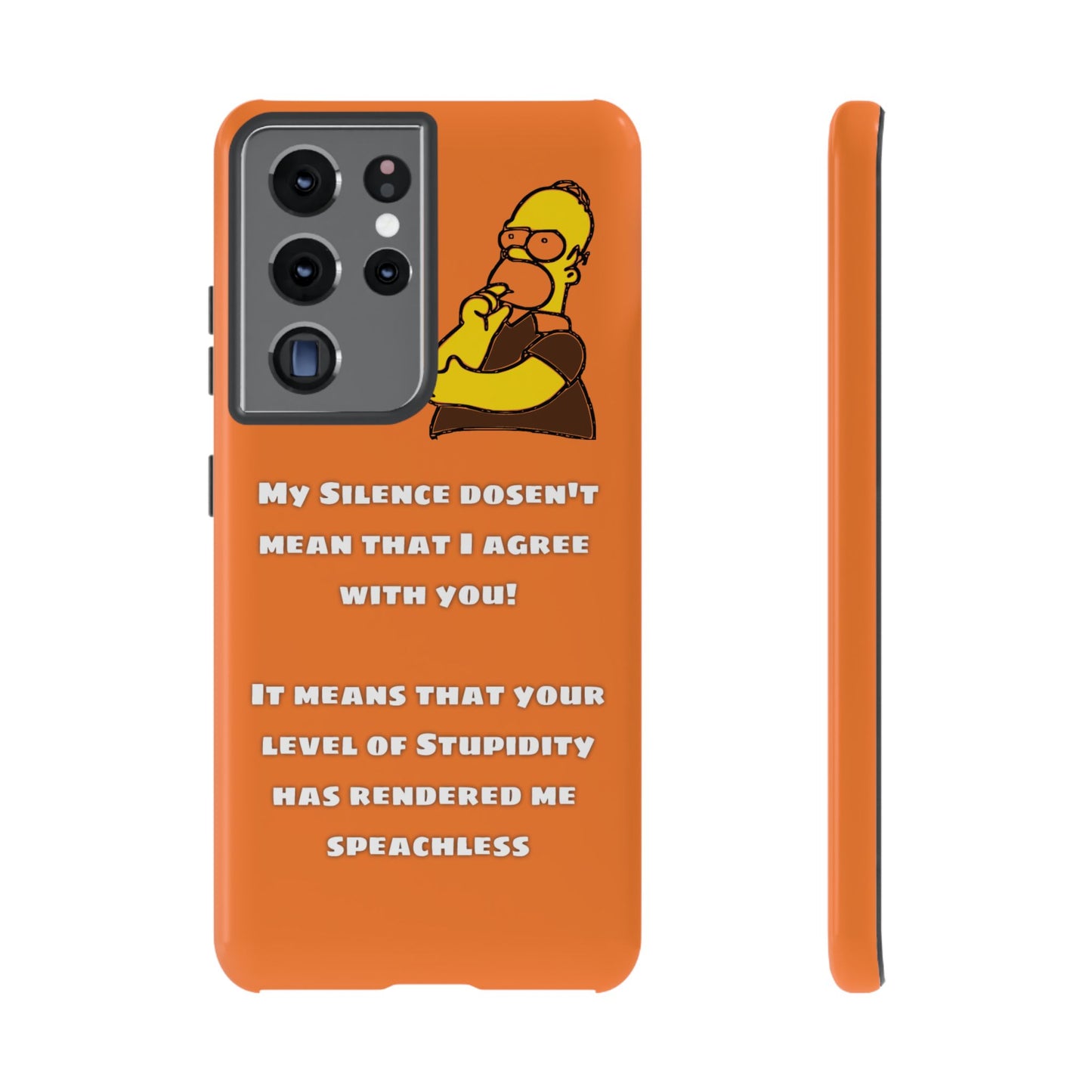 My Silence - Tough Cases - Whimsical Phone Cases