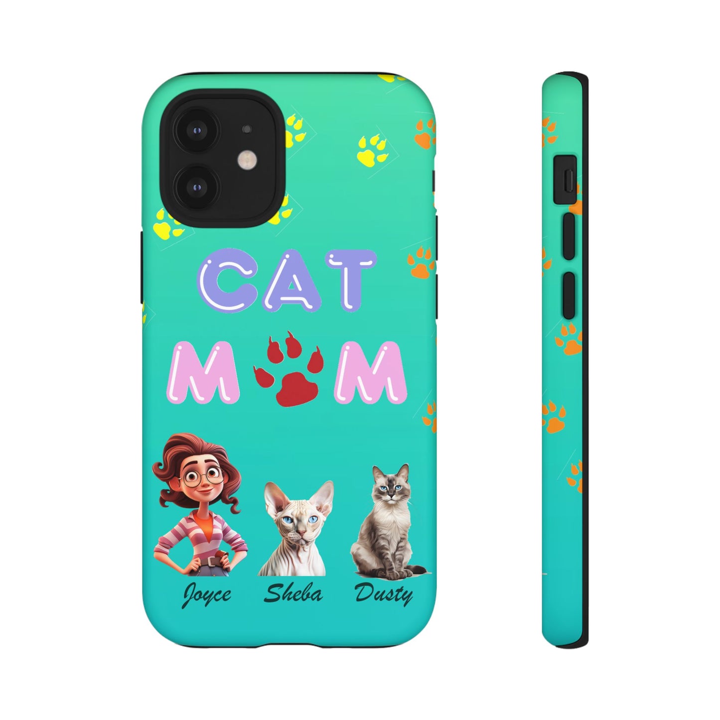 Cat Mom - Tough Cases - Mother's Day - Whimsical