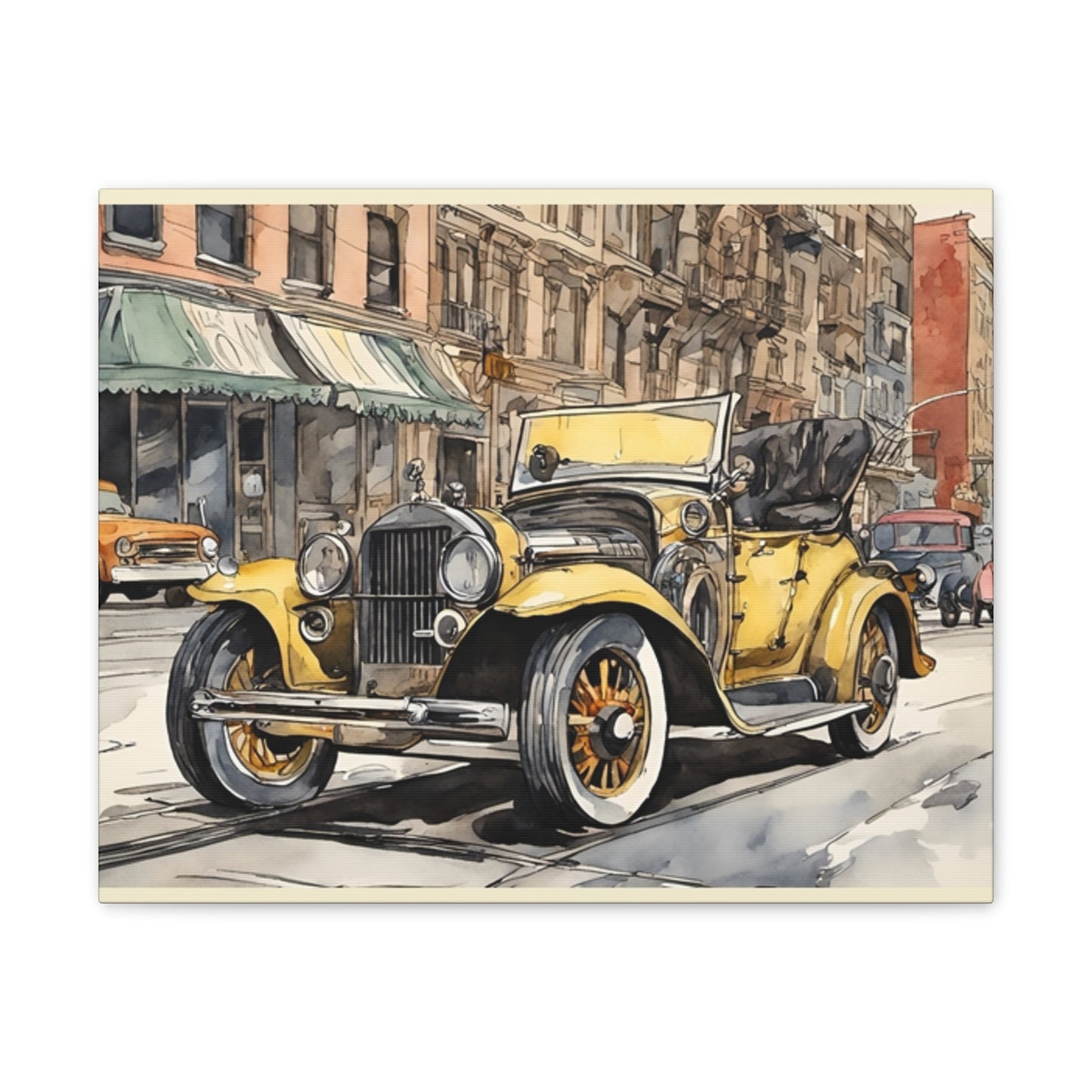 Antique Car - Canvas Stretched, 0.75" - Father's Day