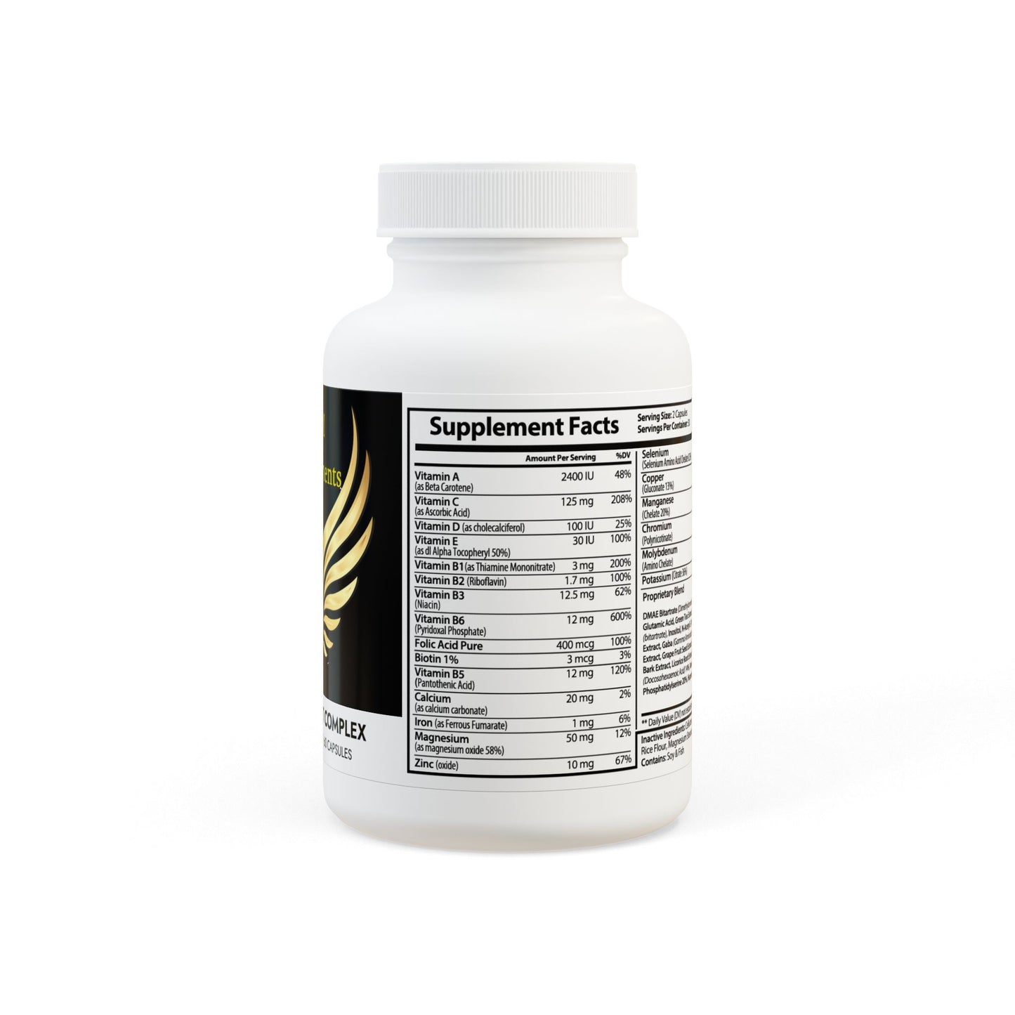 Brain Support Complex Supplement (60 Count)