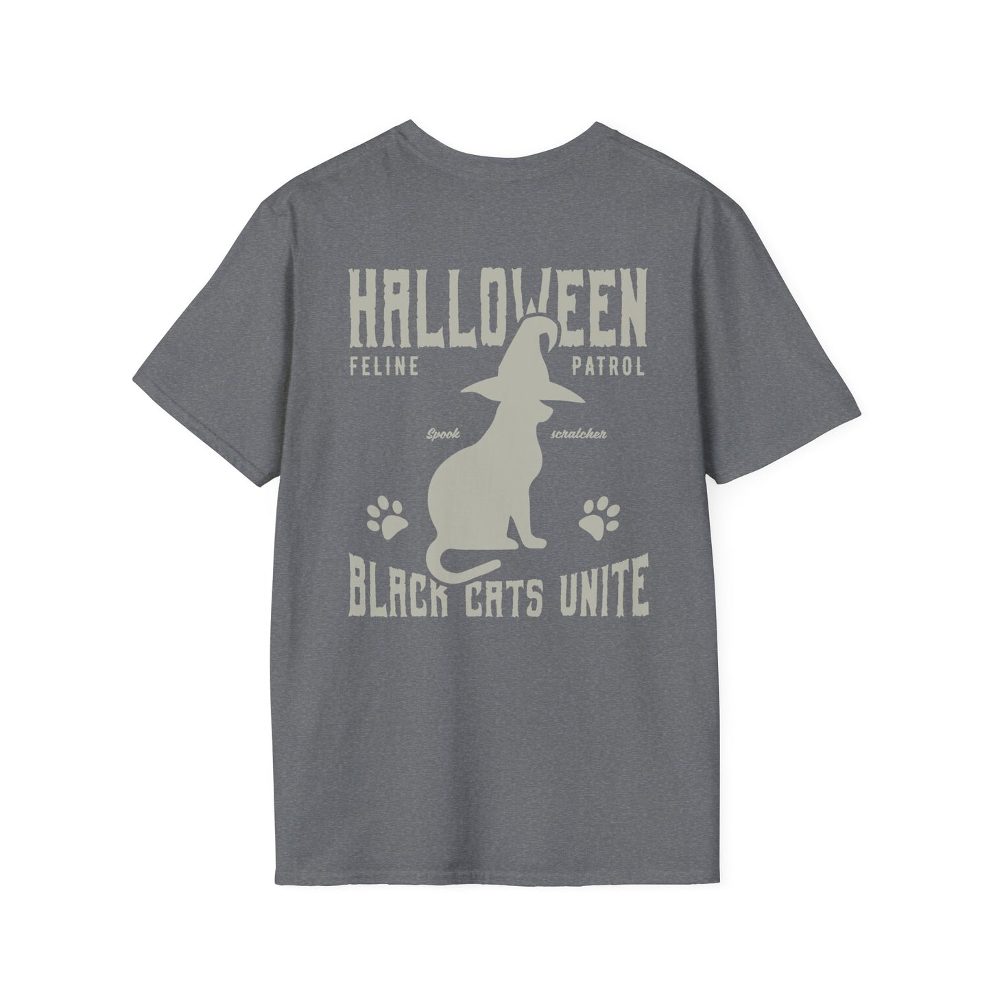 Feline Patrol - Unisex Softstyle T-Shirt - Halloween