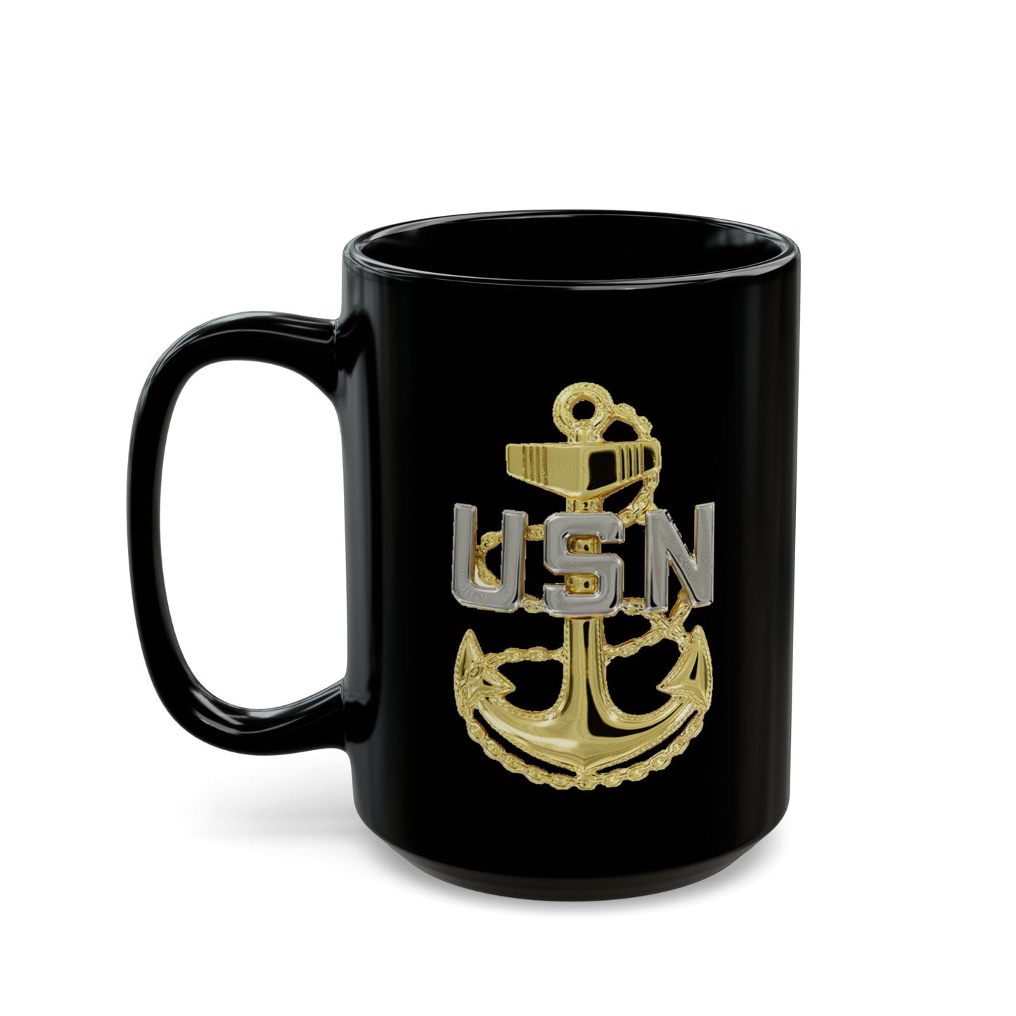 US - Navy - Black Mug (11oz, 15oz) - Military - Father's Day - Veteran