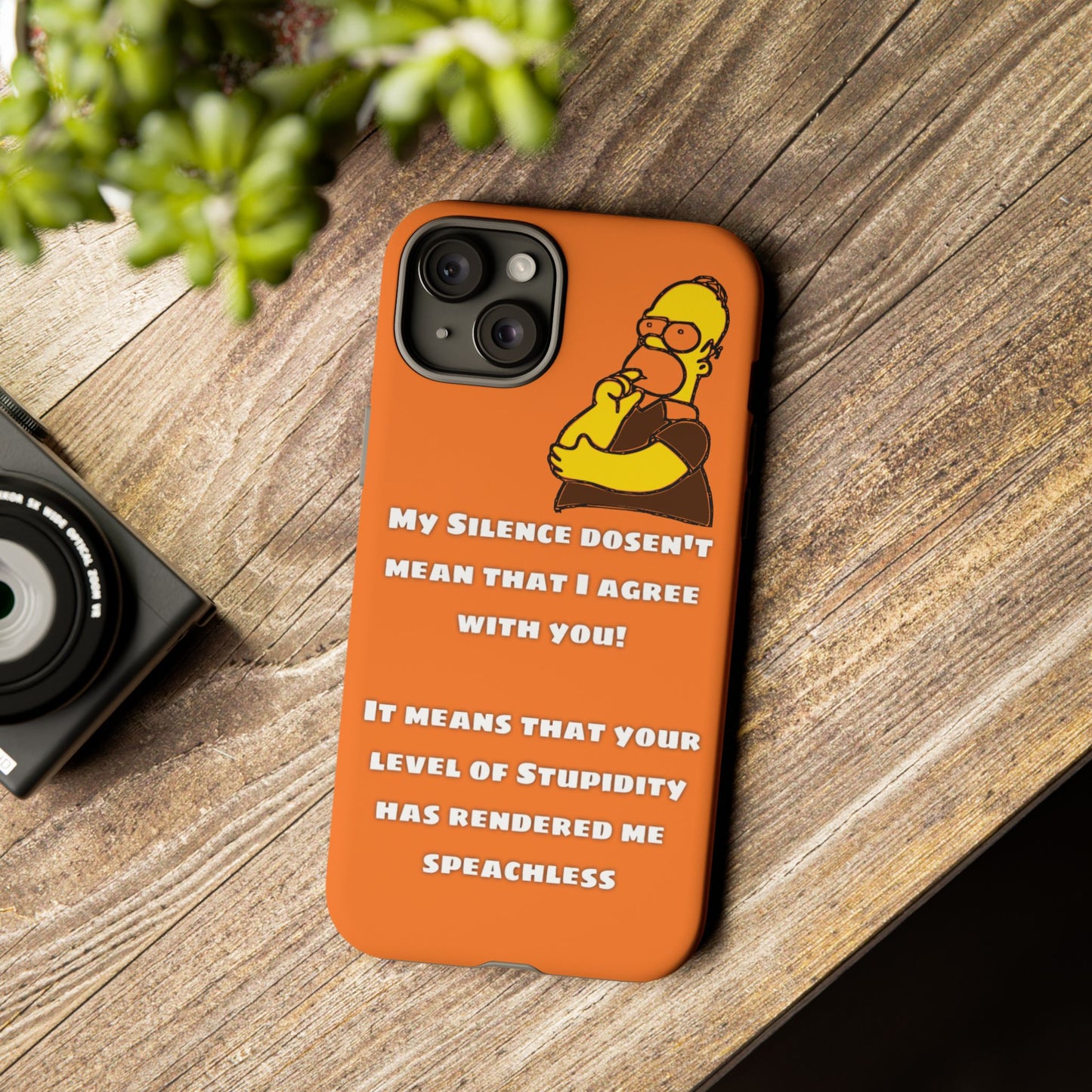 My Silence - Tough Cases - Whimsical Phone Cases