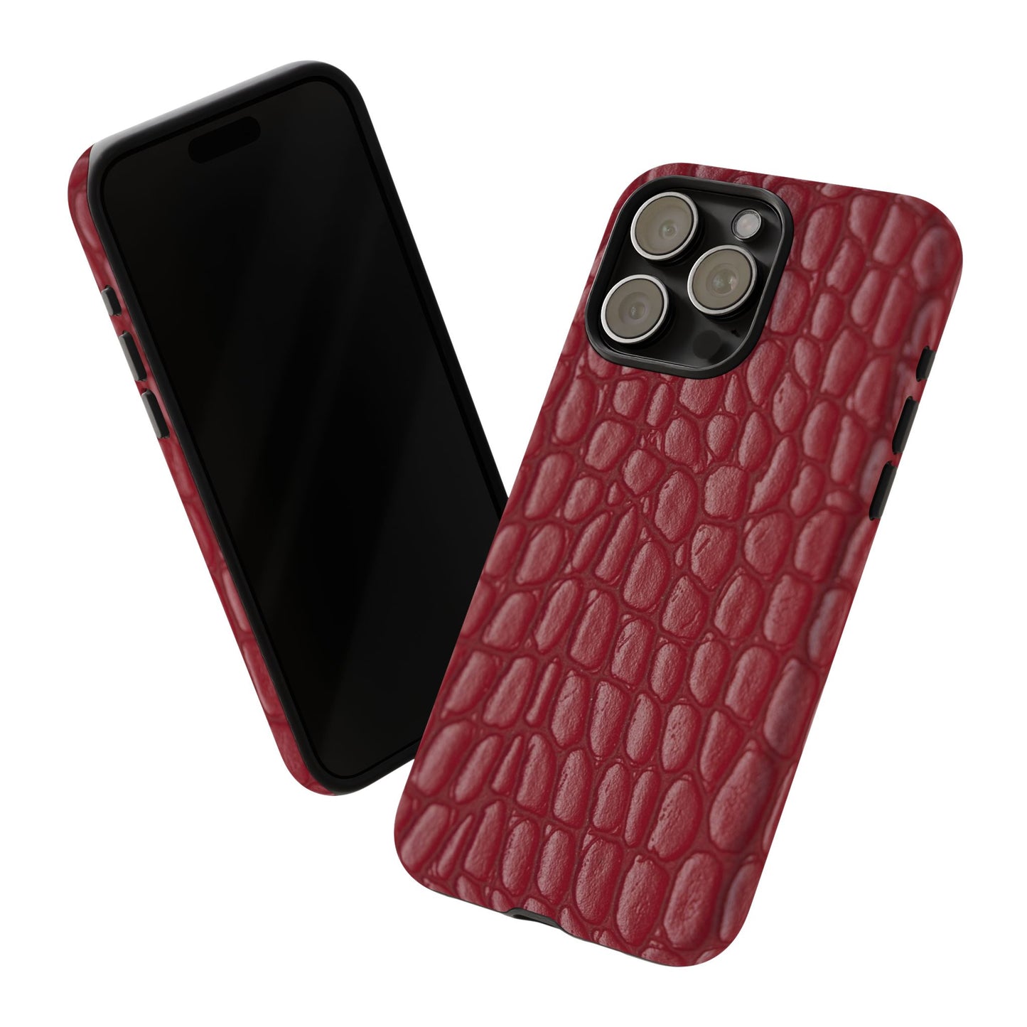 Red Leather - Tough Cases - Whimsical Phone Cases