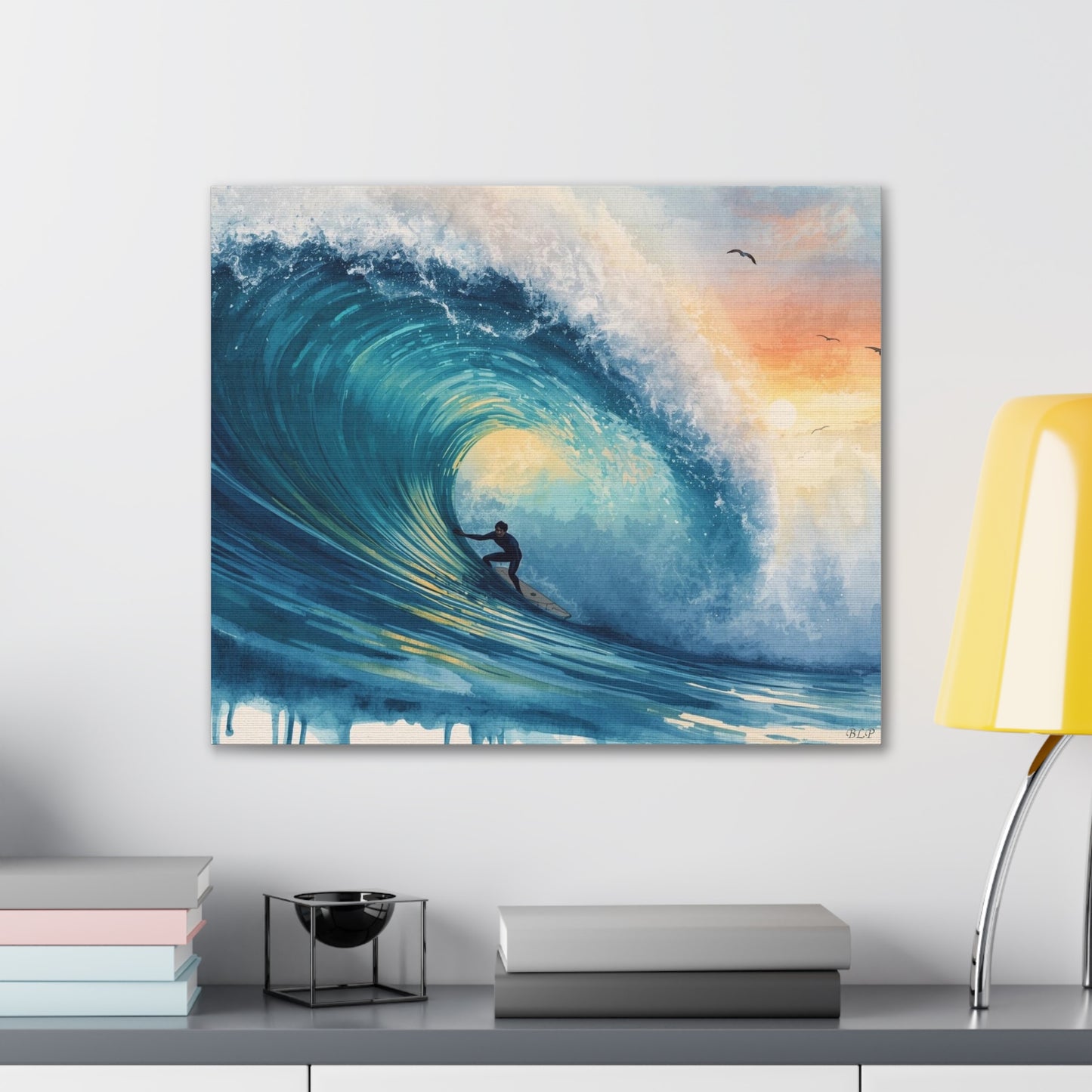 The Curl - Canvas Stretched, 0.75" - Wall Art 2026 - Sports