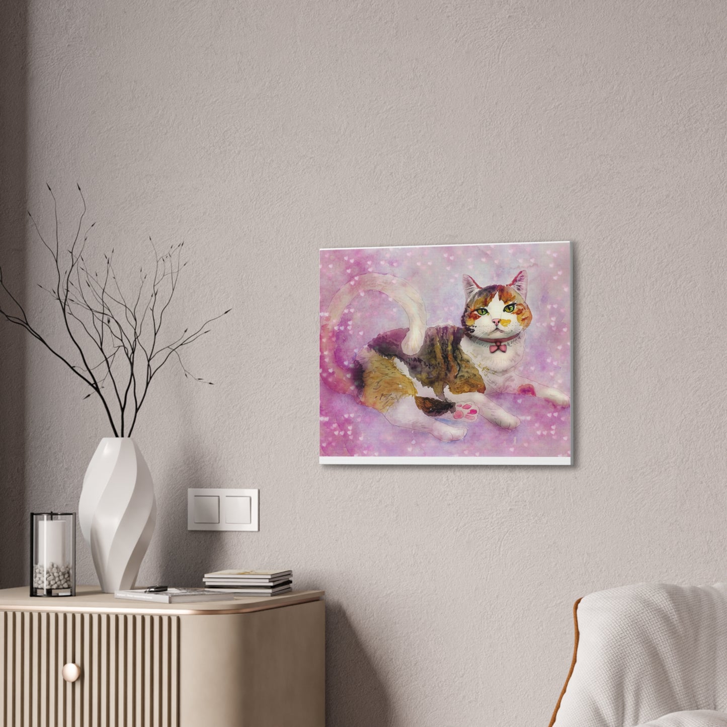 Pretty Kitty - Canvas Stretched, 0.75"