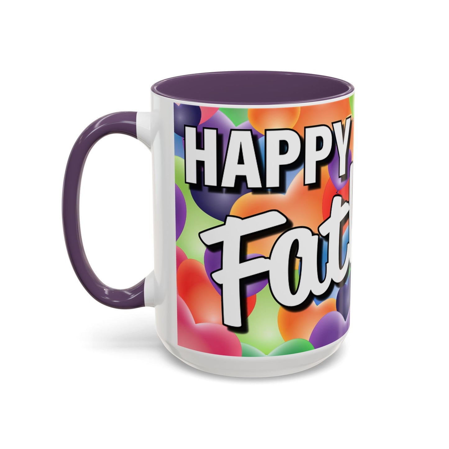 Happy Father's Day - Accent Coffee Mug (11, 15oz) - Father's Day