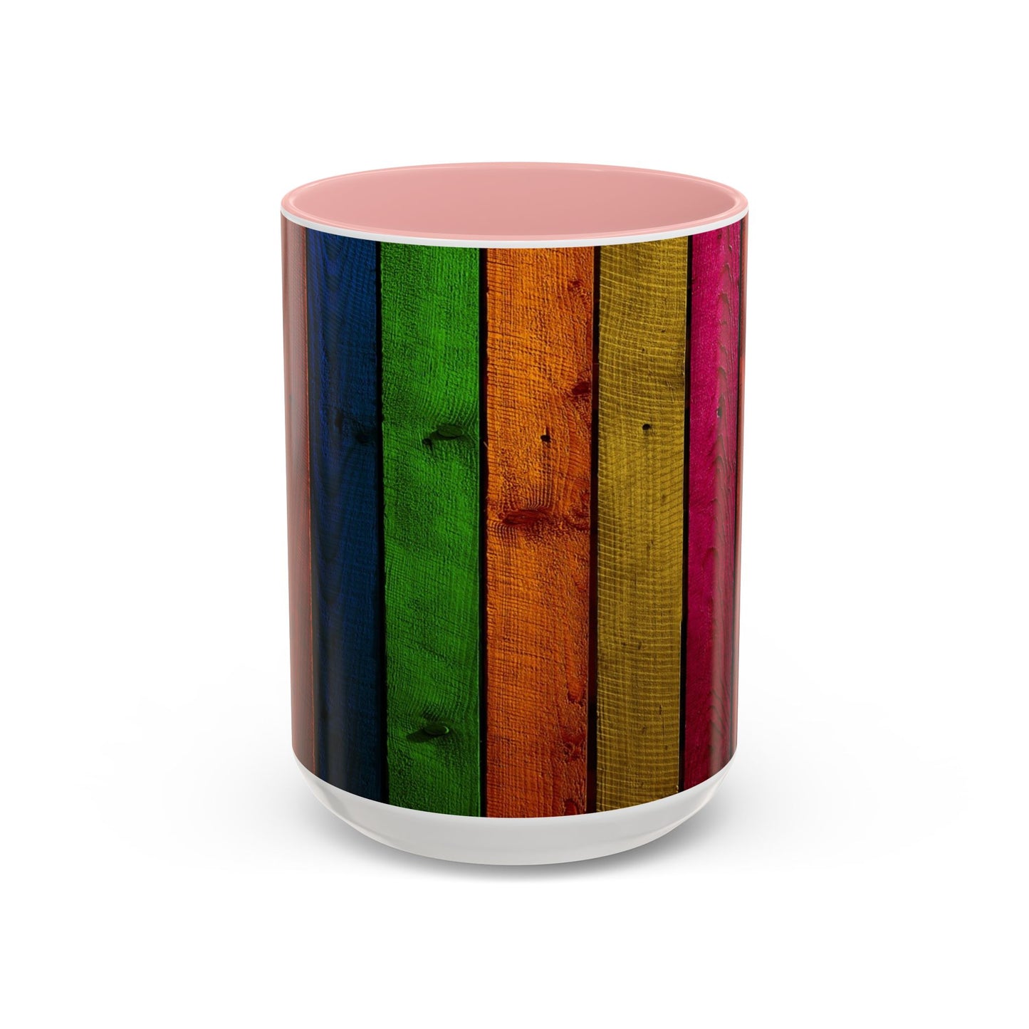 Colored Planks - Accent Coffee Mug (11, 15oz)